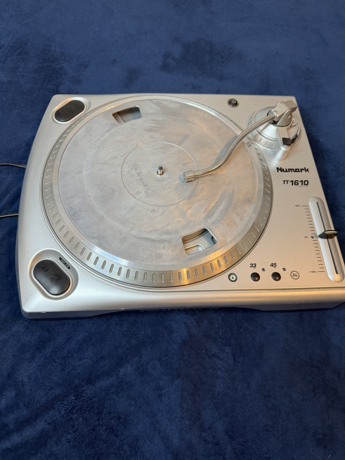 Numark TT1610 Turntable For Parts (See Photos) 