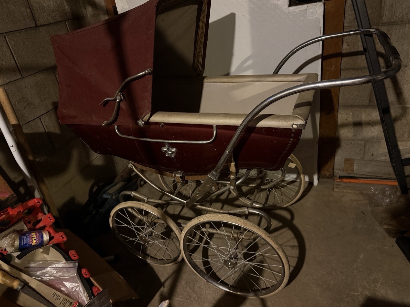 Antique Vintage Baby Carriage Buggy Victorian