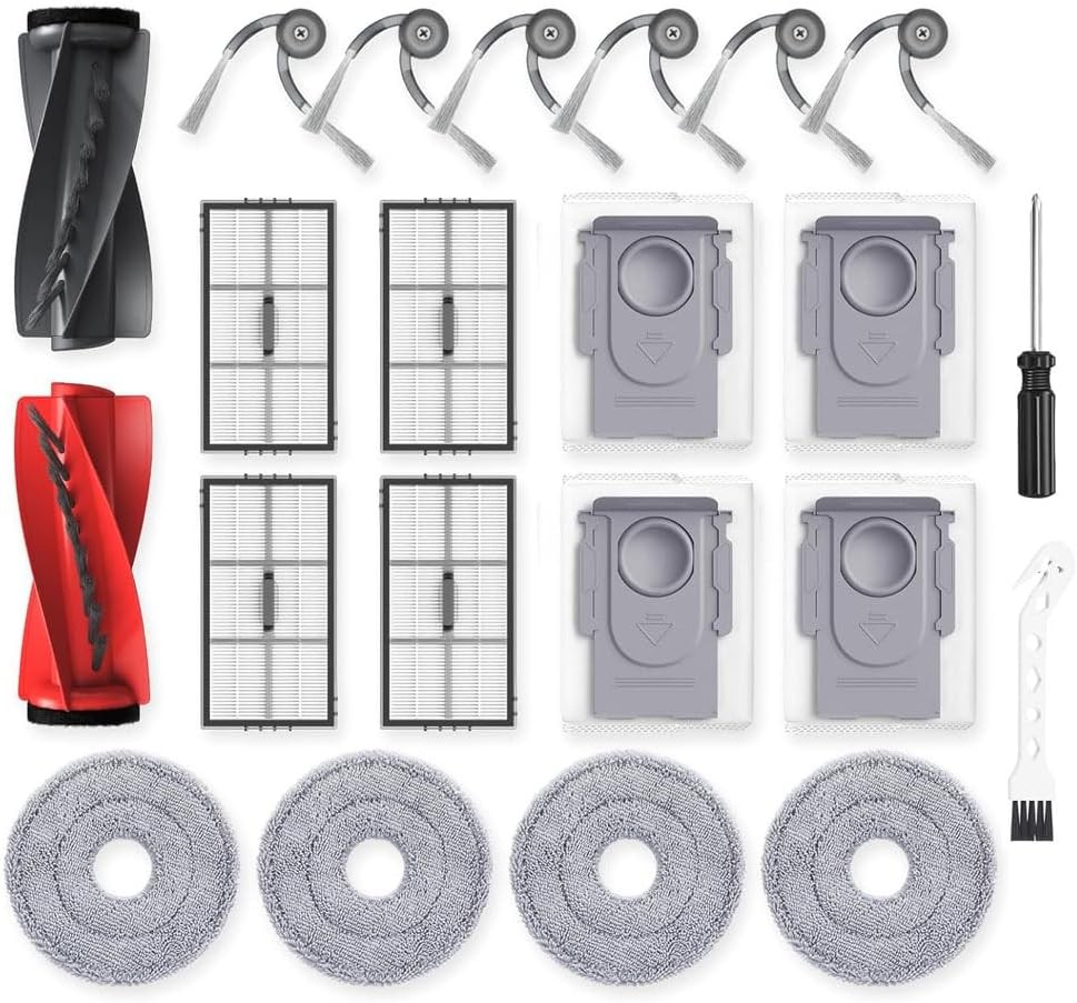 22 Pack Saros 10R Replacement Accessories For Saros 10R Qrevo CurvX Robot