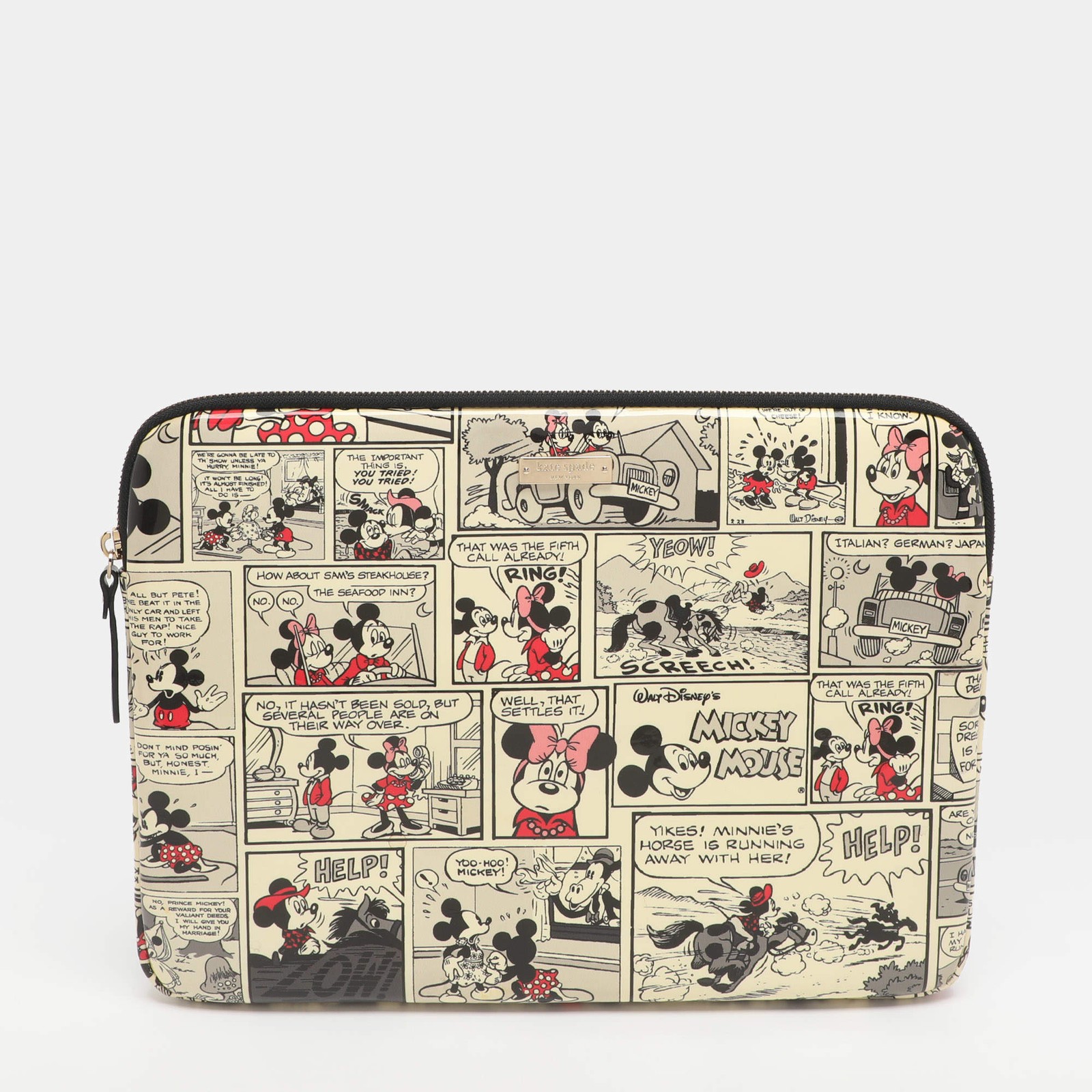 Kate Spade x Disney Minnie Mouse Comic Strip Laptop Case Multicolor Polyurethane