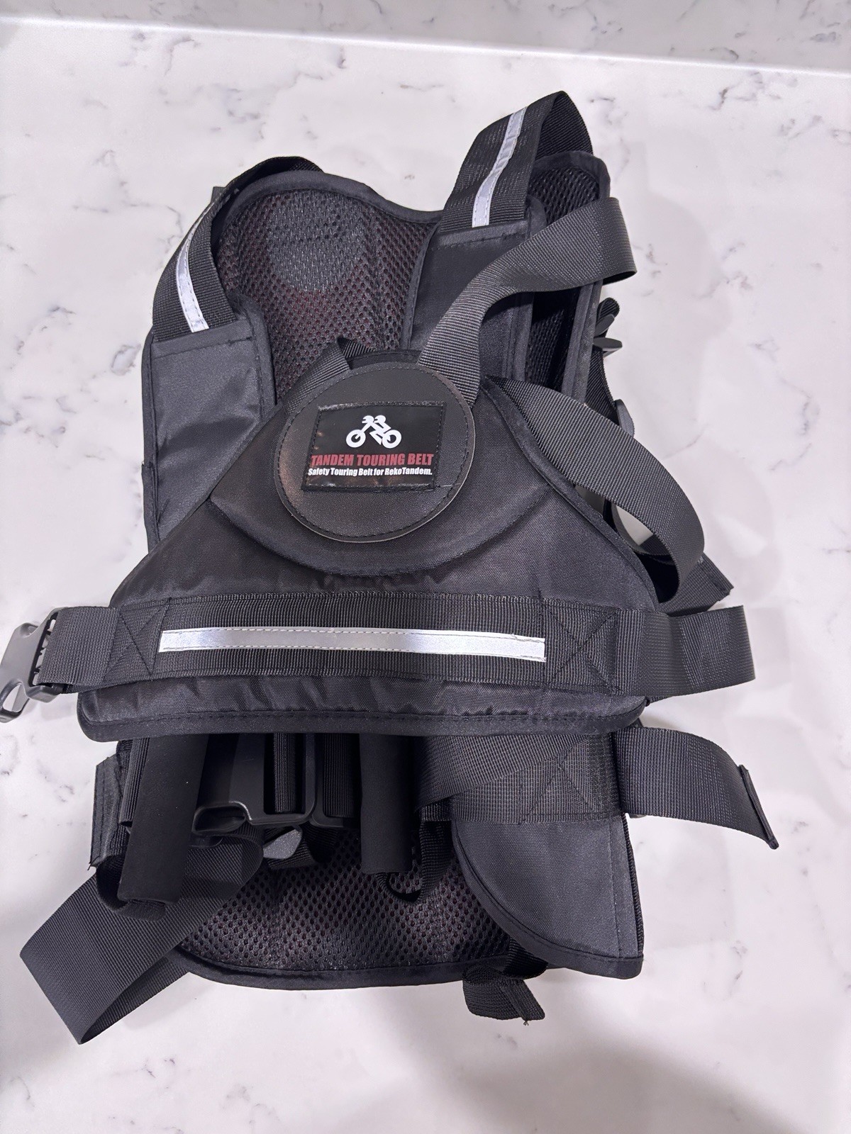 REKOTANDEM TANDEM TOURING BELT HARNESS BLACK FOR PASSENGERS LESS THAN 40kg NWOT