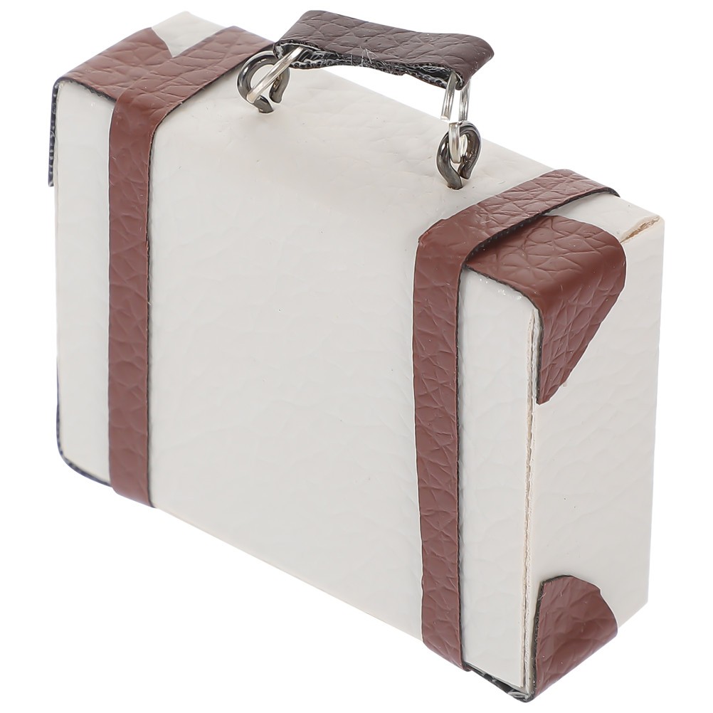  Miniature Suitcase Doll House Miniature Vintage Luggage  Mini Suitcase Model