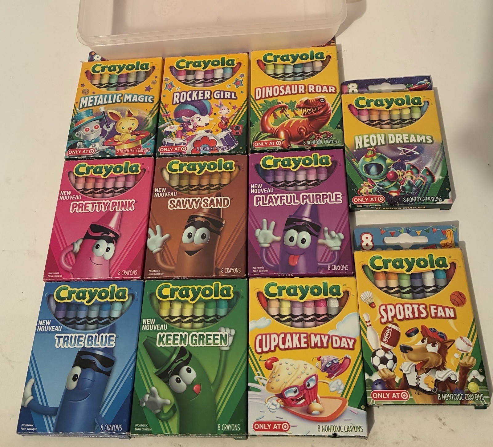 Crayola Crayons 11 Packs Of 8 Rare Discontinued Colors Target Exclusives