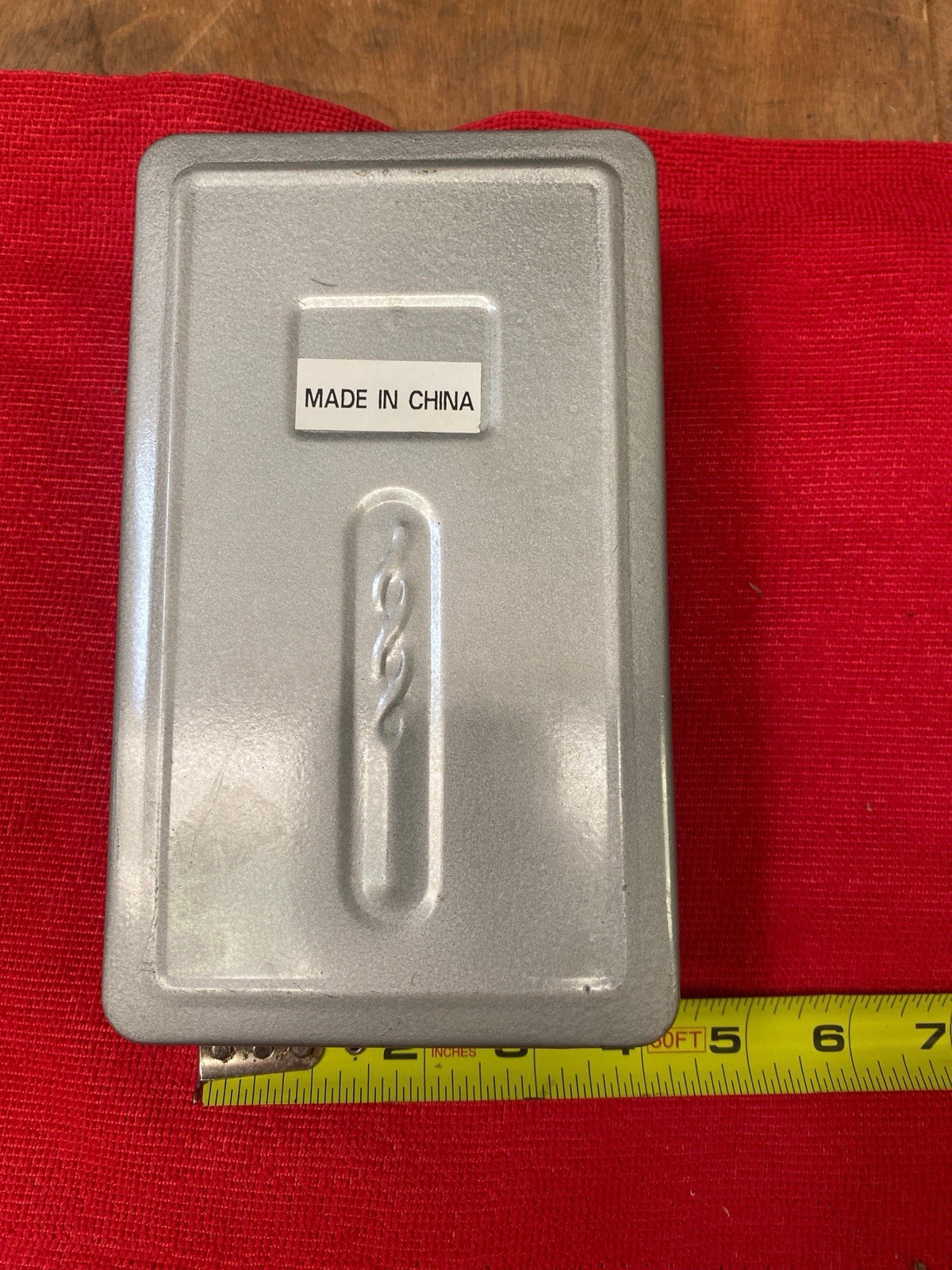 Gray Metal Drill Bit Index Case – Cutting – 4" x 7" – Fits Drill