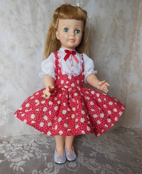 Jumper Style Dress & Panties For Ideal 18” G18 Playpal Pattite Patti NO DOLL