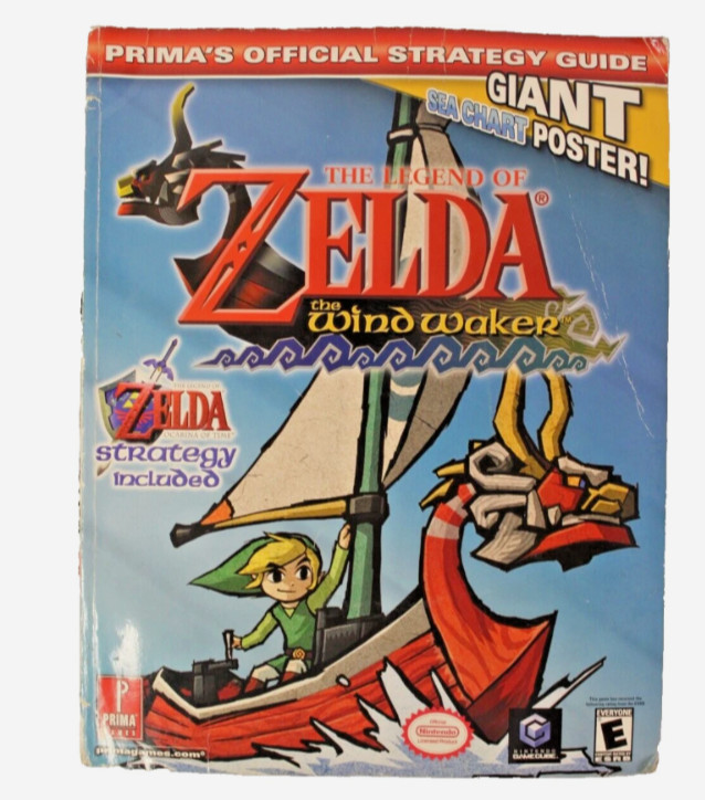 Legend of Zelda The Wind Waker Prima’s Official Strategy Guide Nintendo GameCube