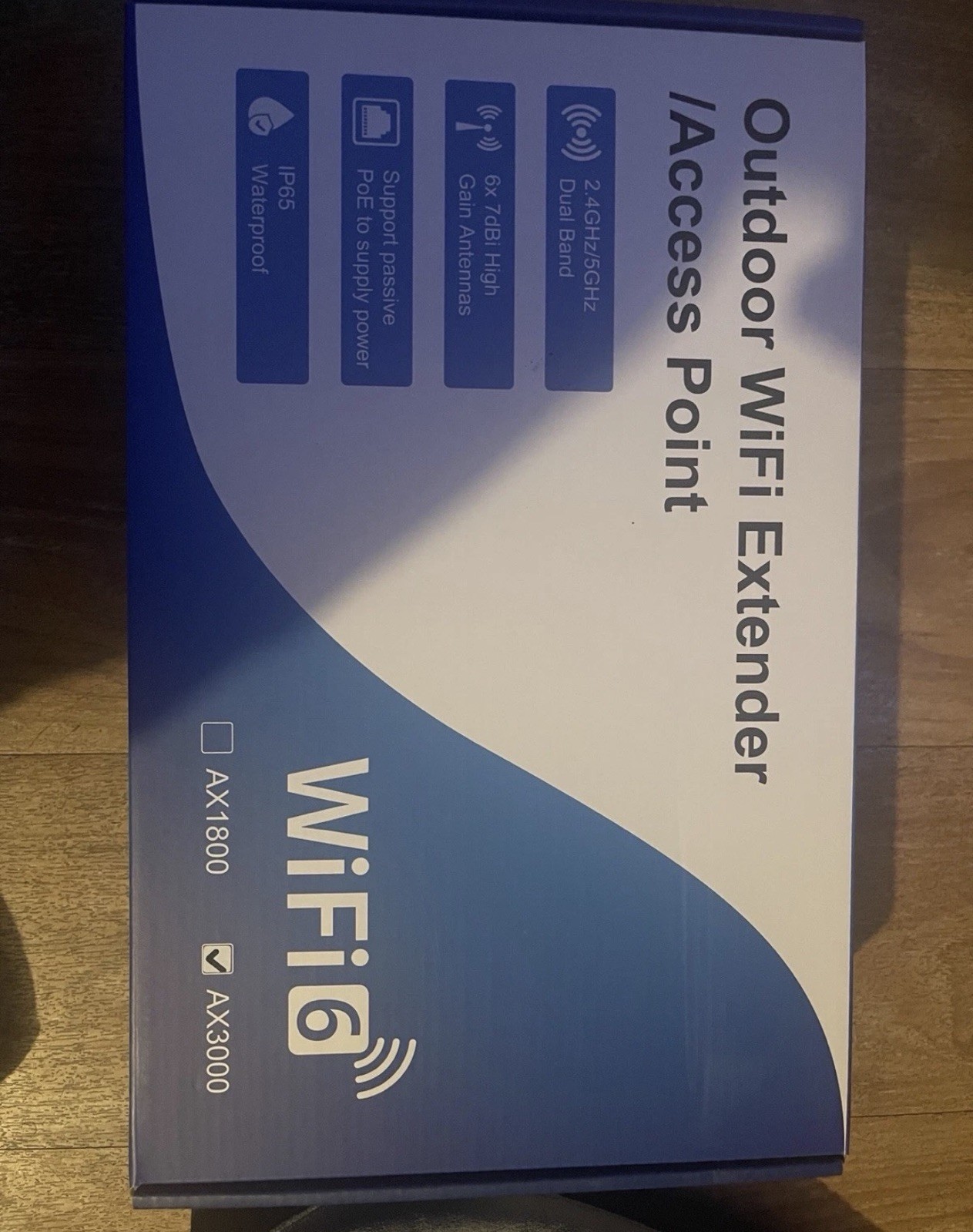 AX3000 WiFi Mesh Extender Long Range Outdoor WiFi 6 Access Point Repeater PoE