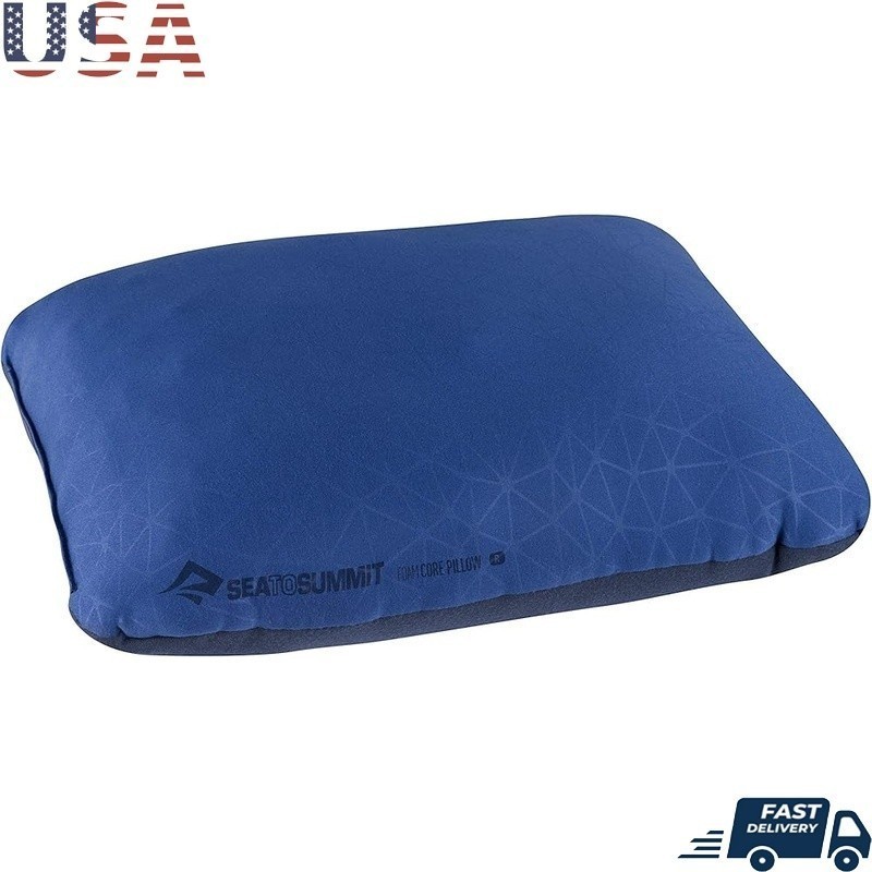 Compact Foam Camping Travel Pillow Portable Sleep Aid Cushioned Support Packable