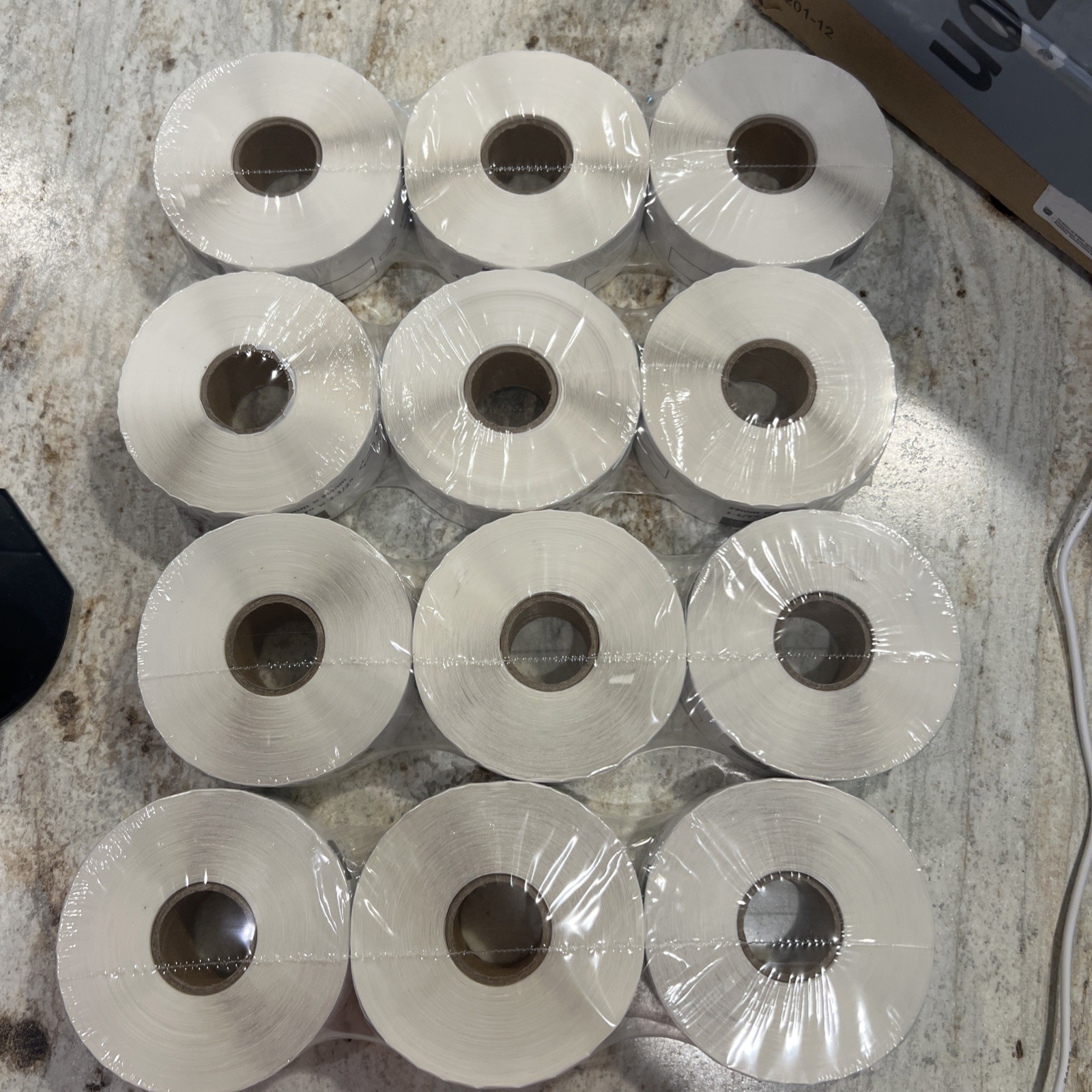 12ROLLS 29mmx90mm Shipping Label 1-1/7"x3-1/2" Compatible Brother QL710W DK-1201