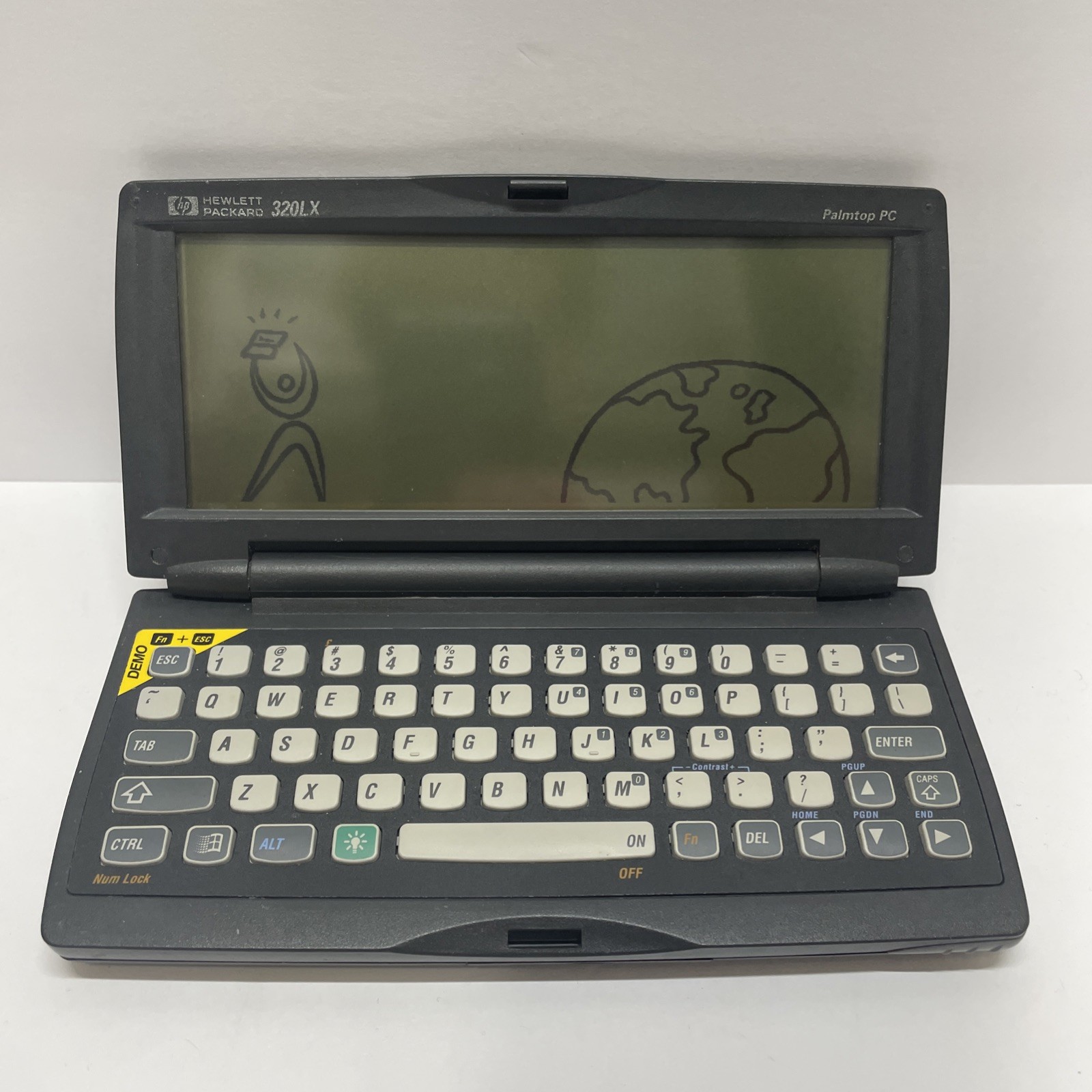 Rare !! Hewlett Packard HP 320LX Palmtop PC Windows 1997 Powers On