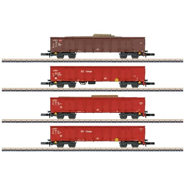 Märklin 82542 Kit of 4 wagons on high edge Z, scrapping cable by DB AG