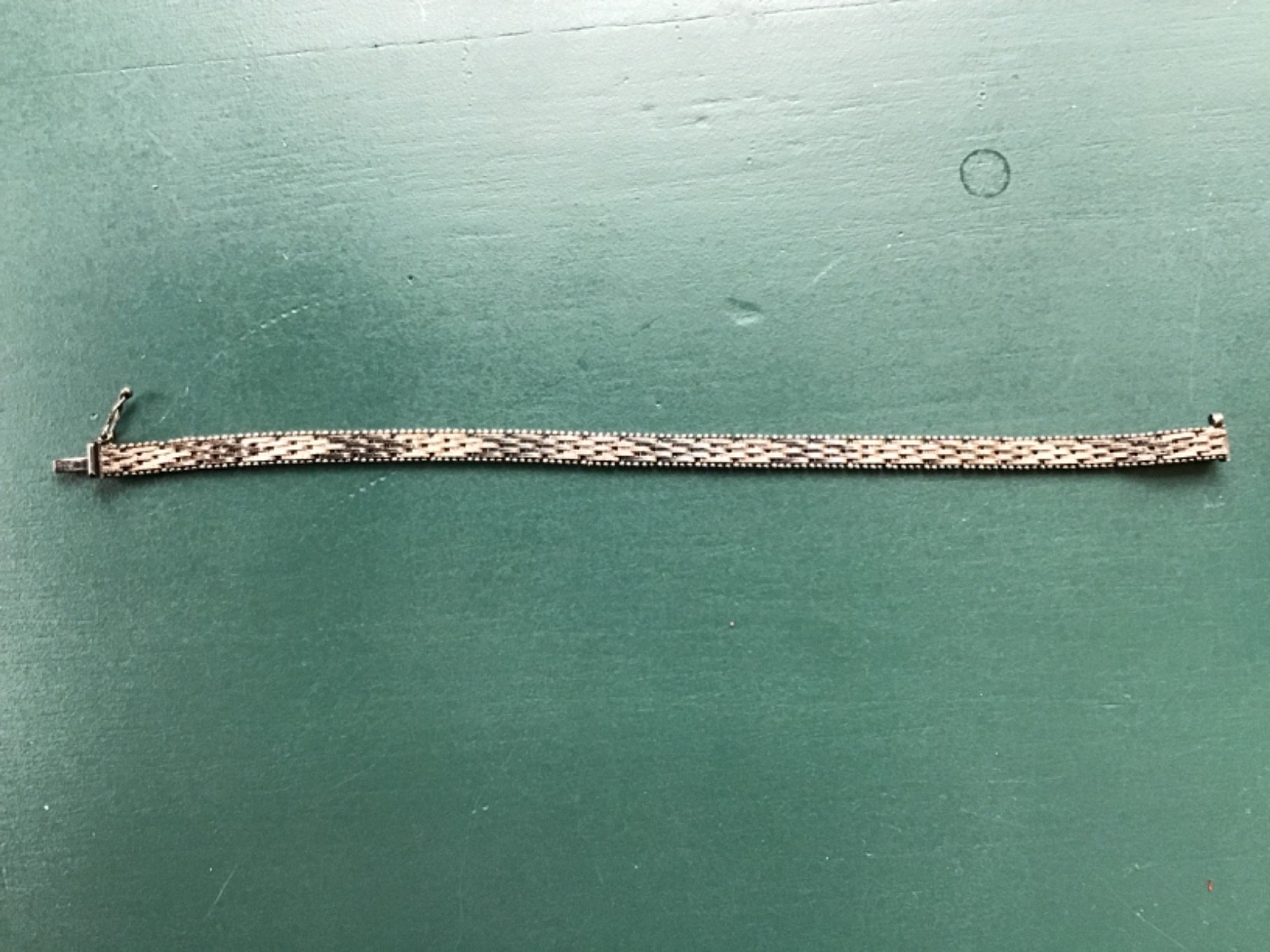 Italy Sterling Silver 925 Ricicio Bracelet 7.5”Length  12.47 grams