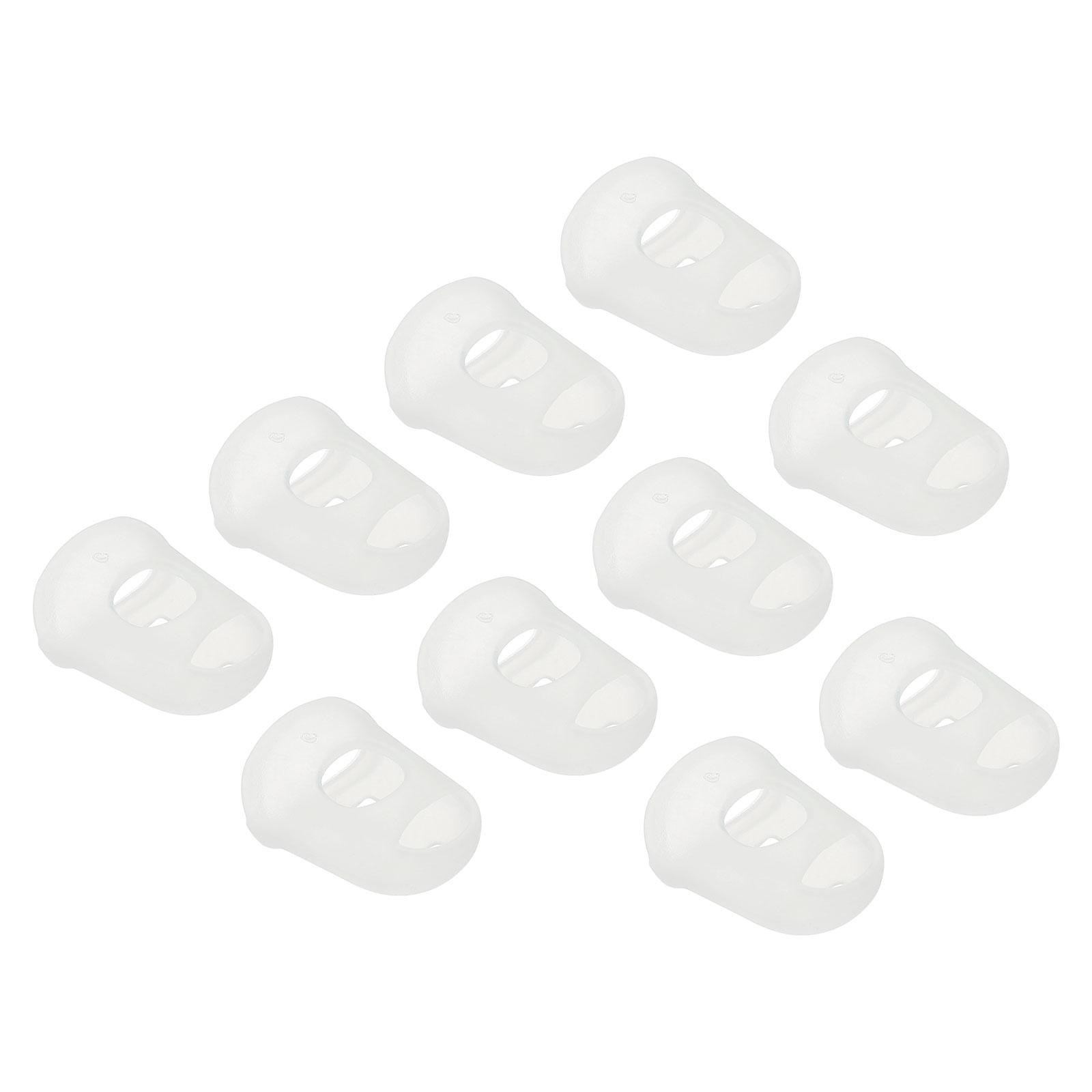 10 Piece Transparent Non-Slip Protection Fingertip Fingertip