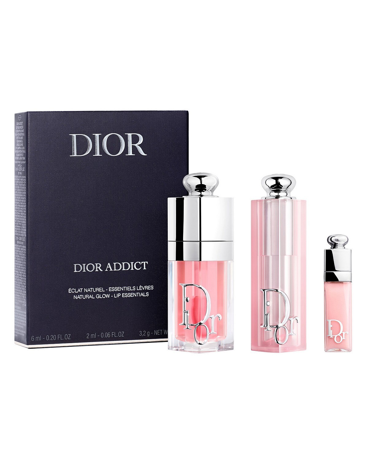 DIOR-3-Pc. Addict Hydrating Lip Balm and Oil Set|20014