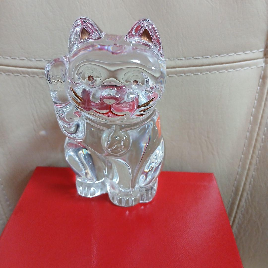 Baccarat Lucky Cat Clear