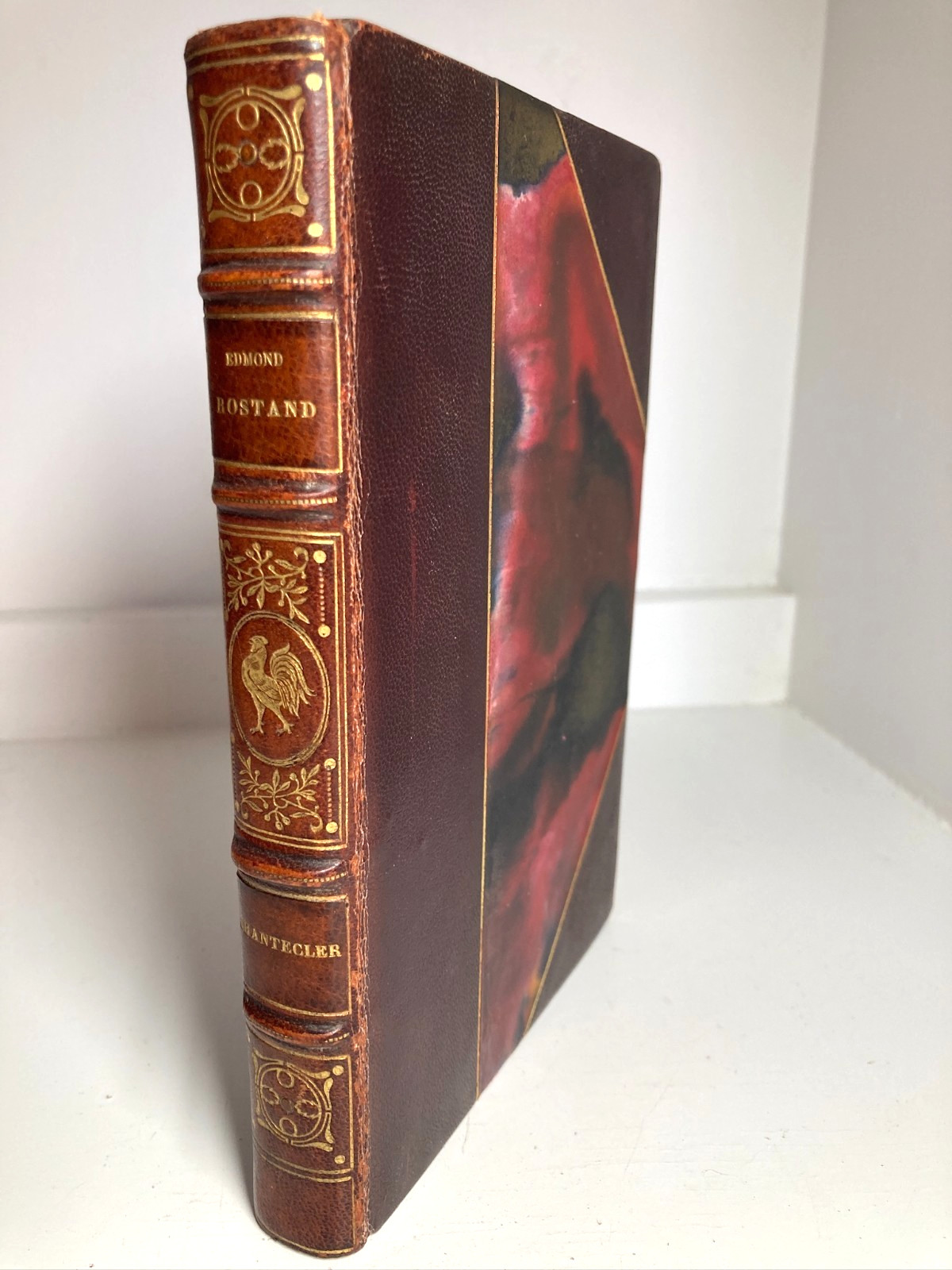 1910 CHANTECLER Edmond Rostand - Fine Paris Binding by LEVITZKY for SCRIBNER’S
