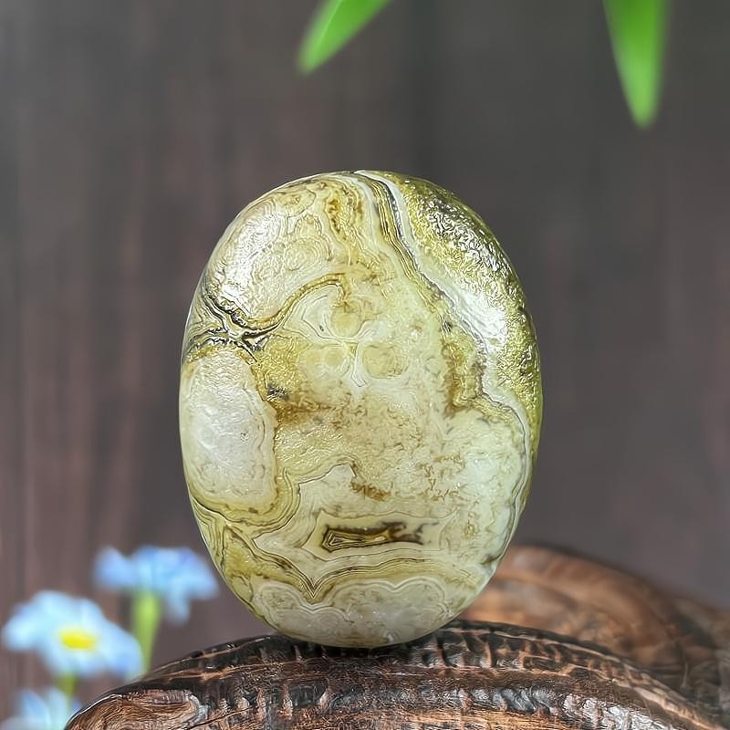 Rare Natural China Inner Mongolia Gobi Eye Agate Specimen