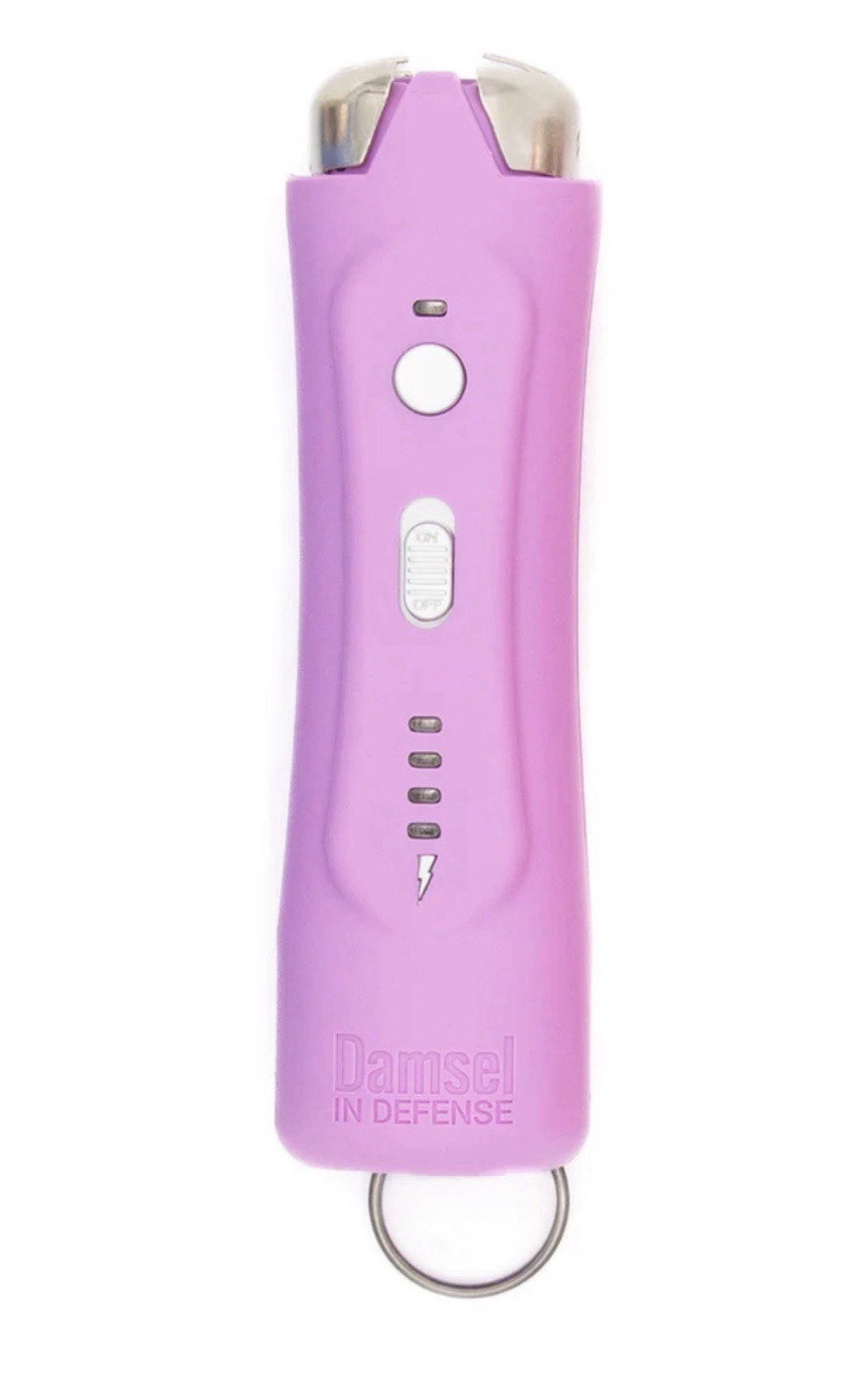Damsel in Defense Little Ringer Compact Stun Device – Purple – New