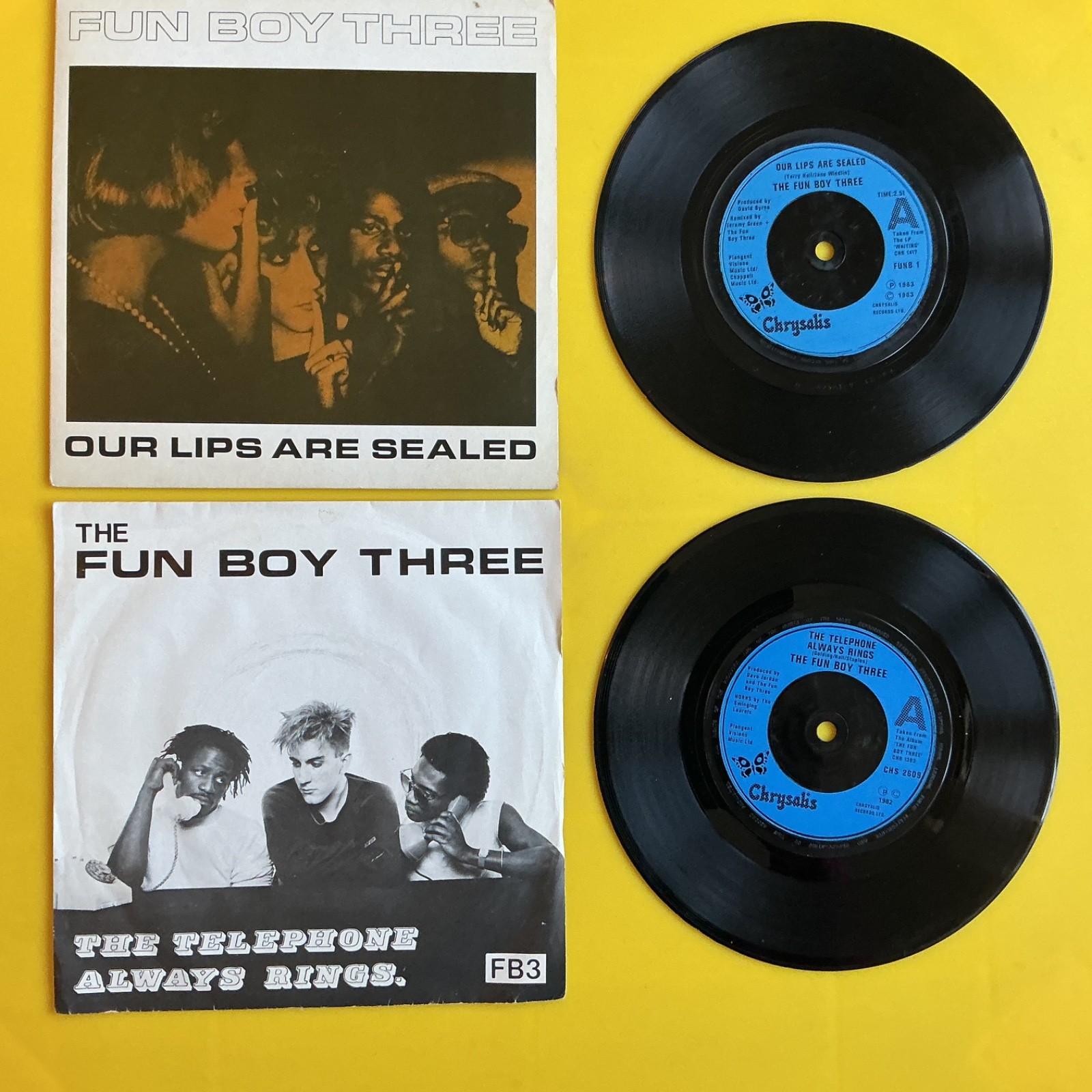 Fun Boy Three 'Our Lips Are Sealed' 7-inch Single 1983