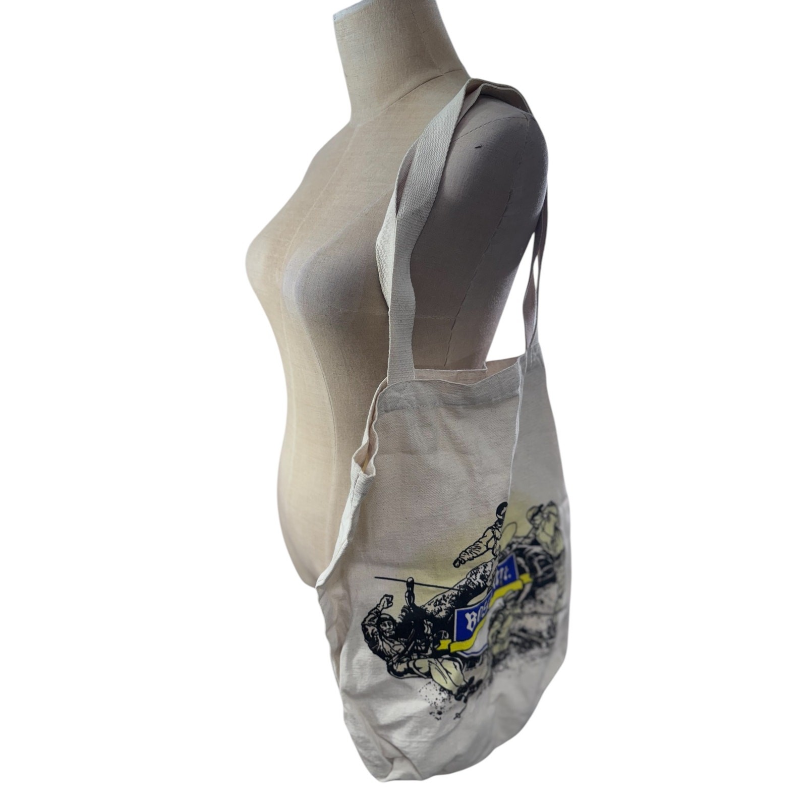 "Boyne Mountain" VTG 100% Cotton Tote Bag Ski Snowboard Sledding Winter Sports