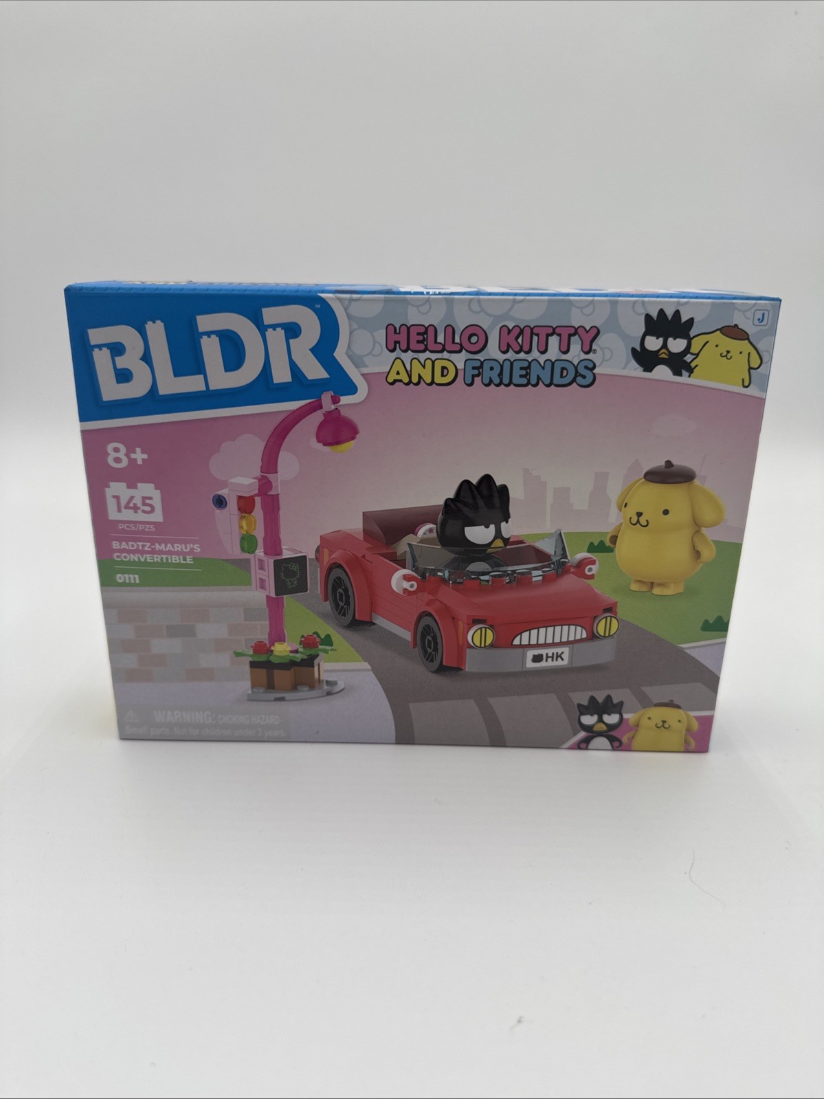 BLDR Hello Kitty and Friends BADTZ-MARU's Convertible Playset with Pompompurin