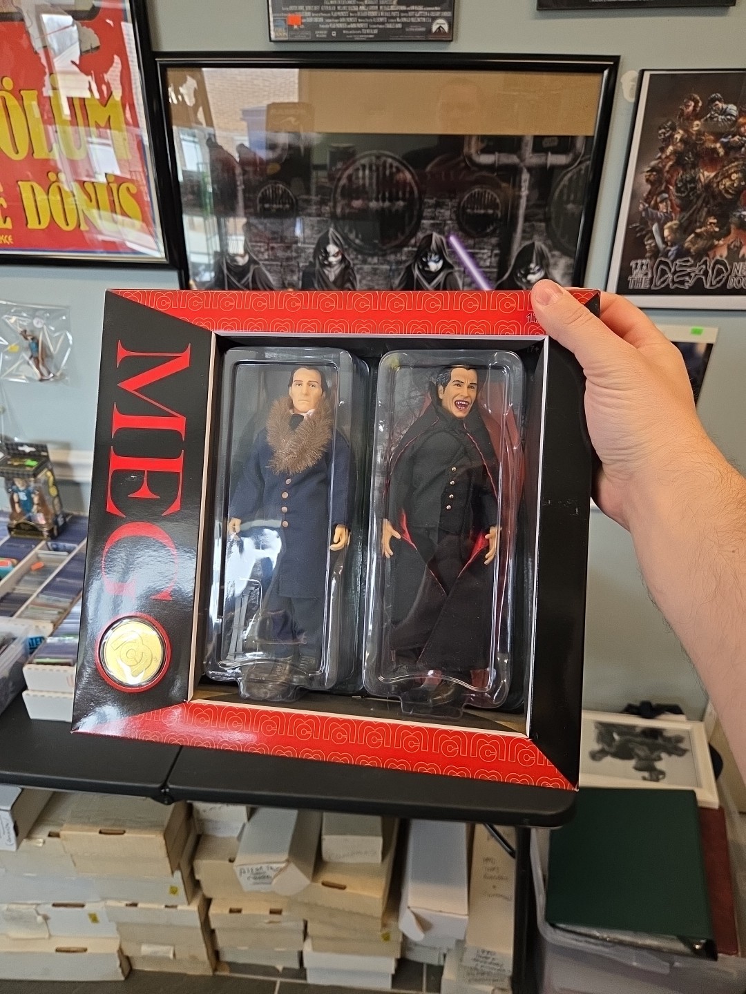 Dracula And Van Helsing Mego 2 Pack Action Figures - Marty Abrams Monsters