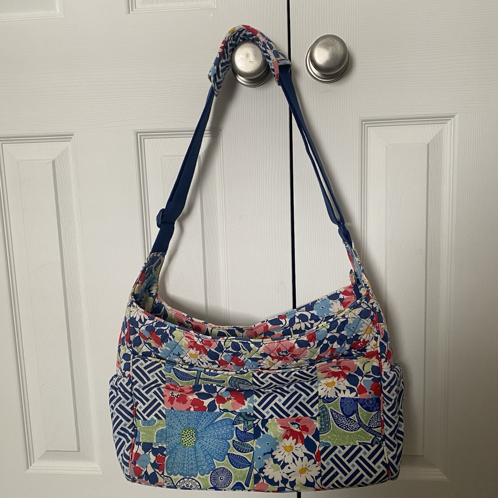 Vera Bradley Baby Bag Diaper Bag Tote W/Changing Pad Summer Cottage Retired