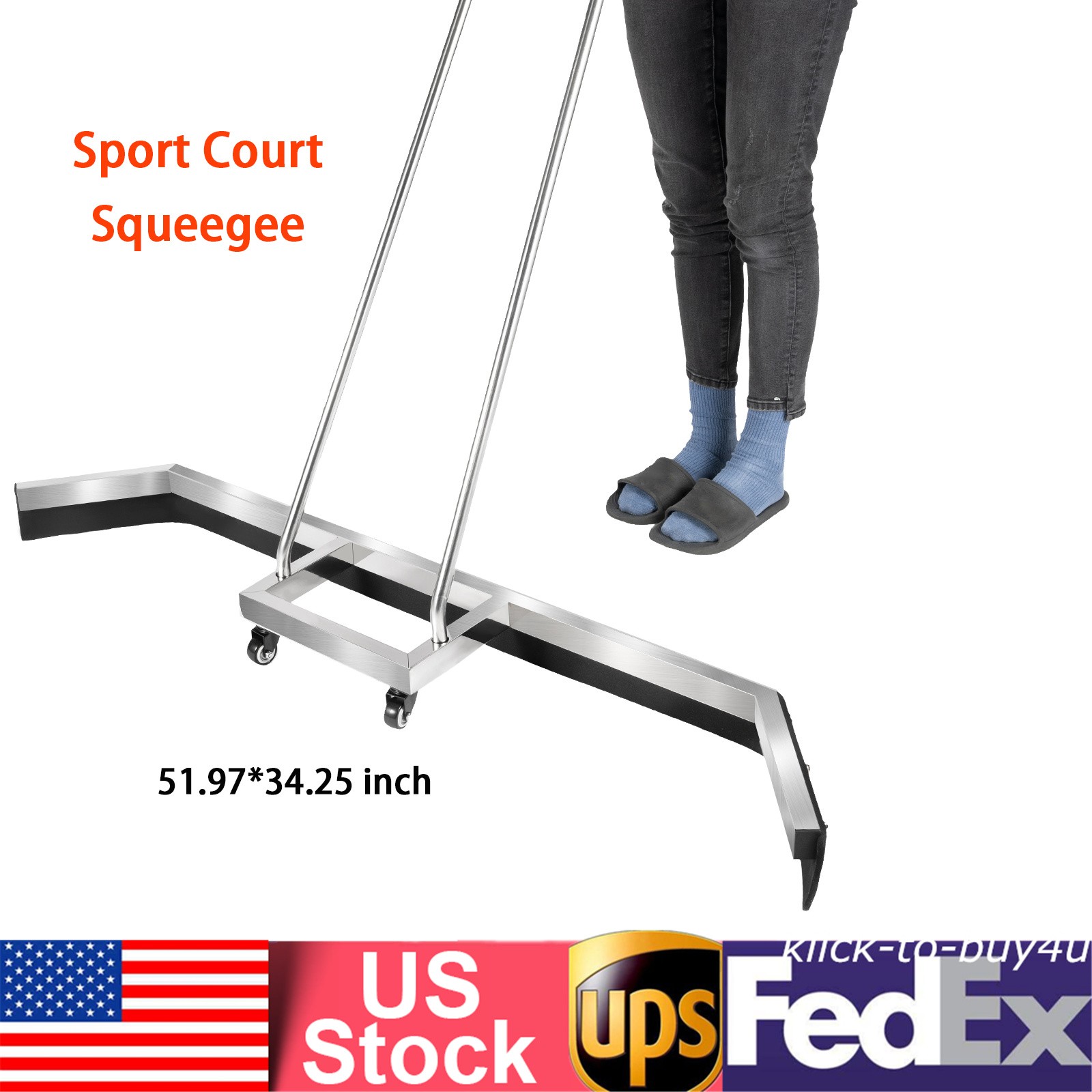Heavy Duty Tennis Court Squeegee Dew Broom Surface Water Remover Court Dryer