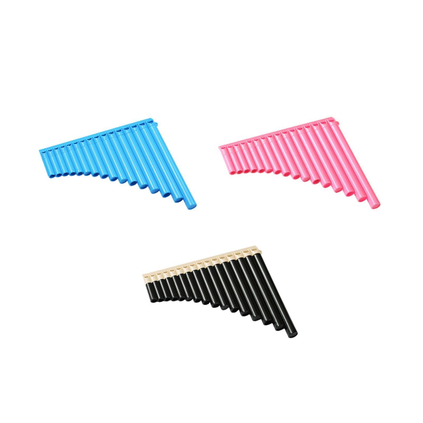 16 Pipe Pan Flute Key of C Teaching Portable Traditional Lightweight Educational