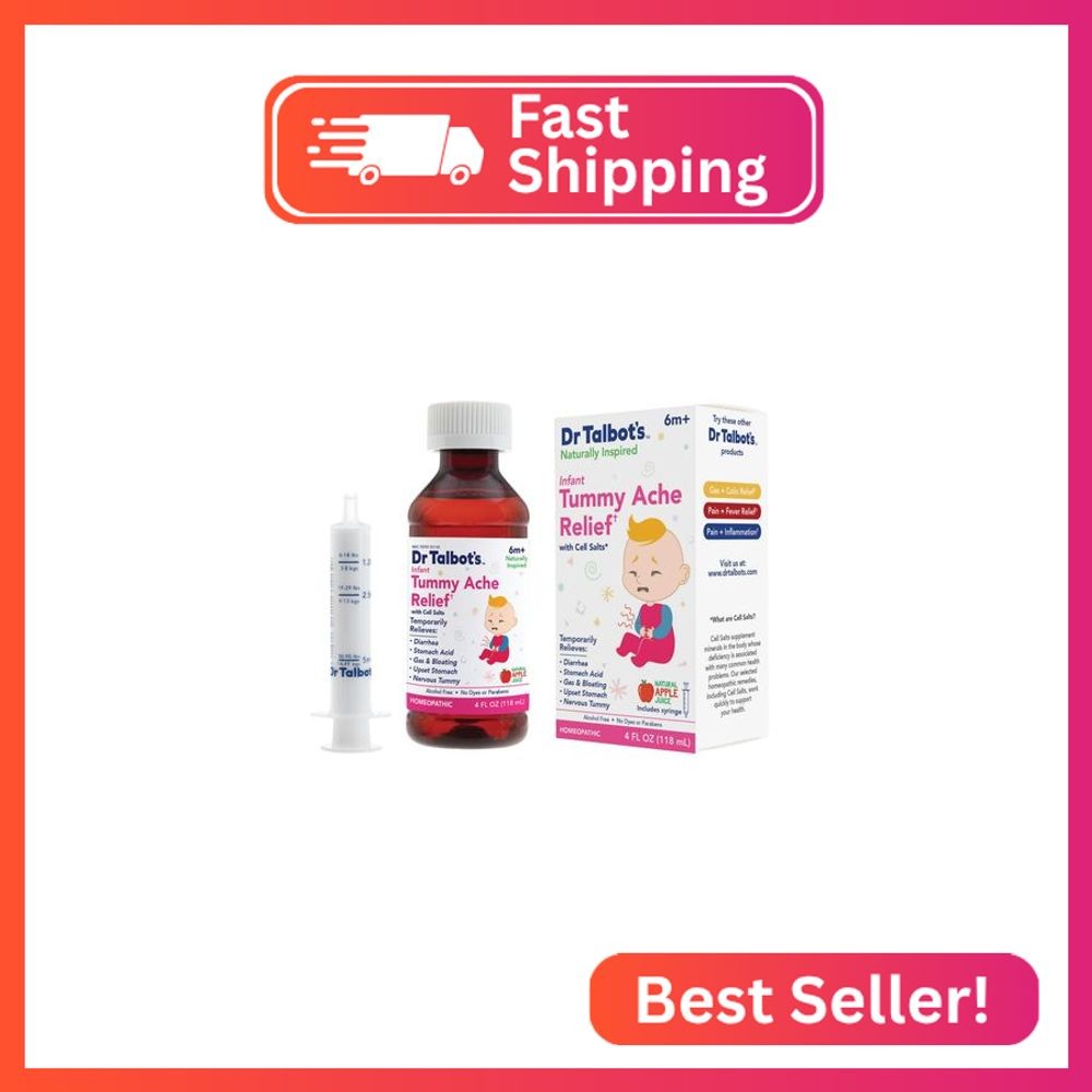 Dr. Talbot's Infant Tummy Ache Relief with Cell Salts - 4 fl oz - Naturally Insp