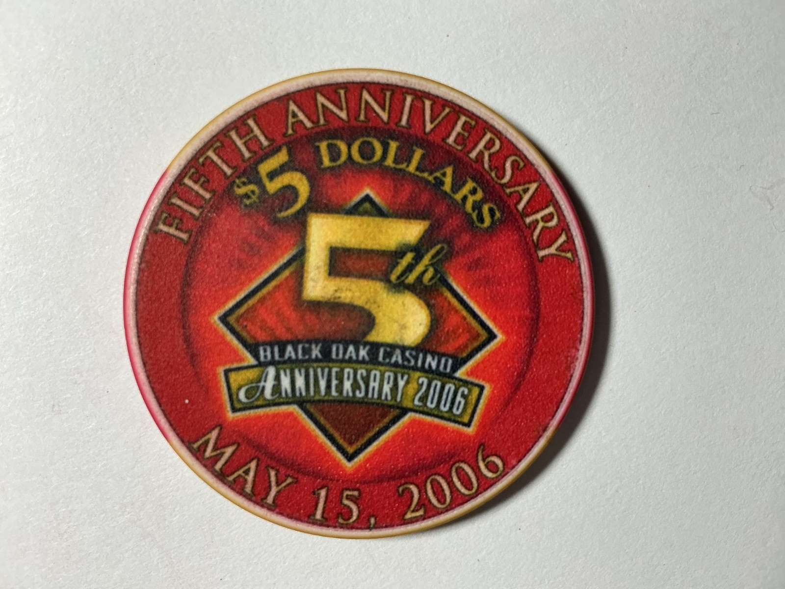 $5 Black Oak Casino, Tuolumne, CA - 5th Anniversary 