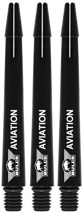 Bulls Aviation Black Medium Dart Shafts