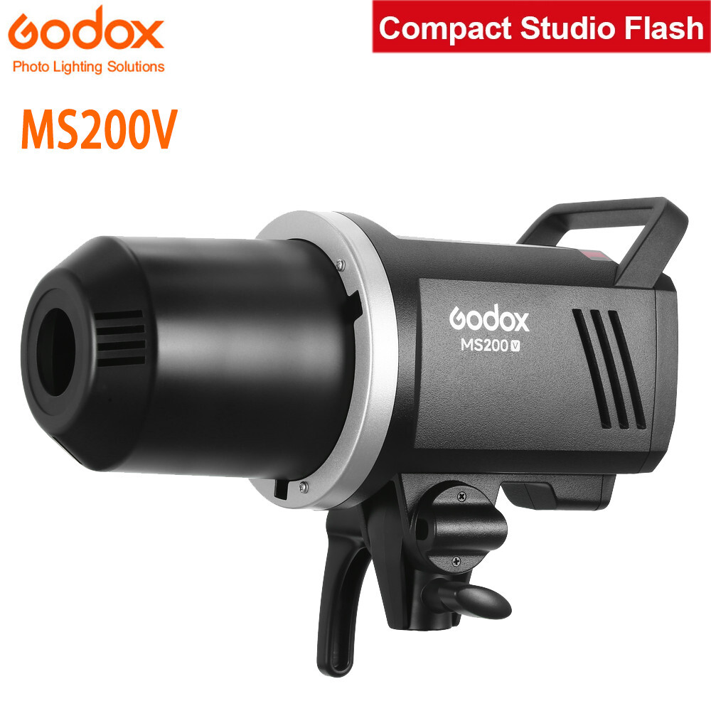 US Godox MS200V 2.4G Compact Studio Flash Lighting Strobe Monolight Bowens Mount