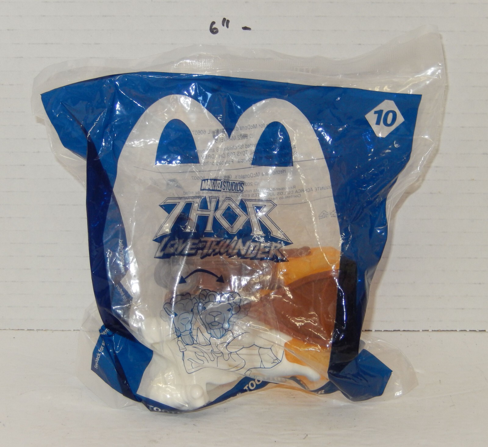 2022 Mcdonalds Happy Meal Toy Disney Marvel THOR LOVE and THUNDER #10 MIP