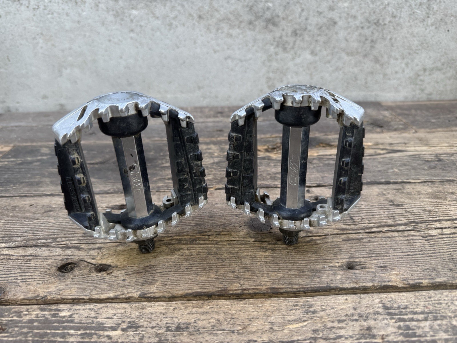 Shimano Cromo 1/2” Bmx Pedals Vintage Old Mid School 