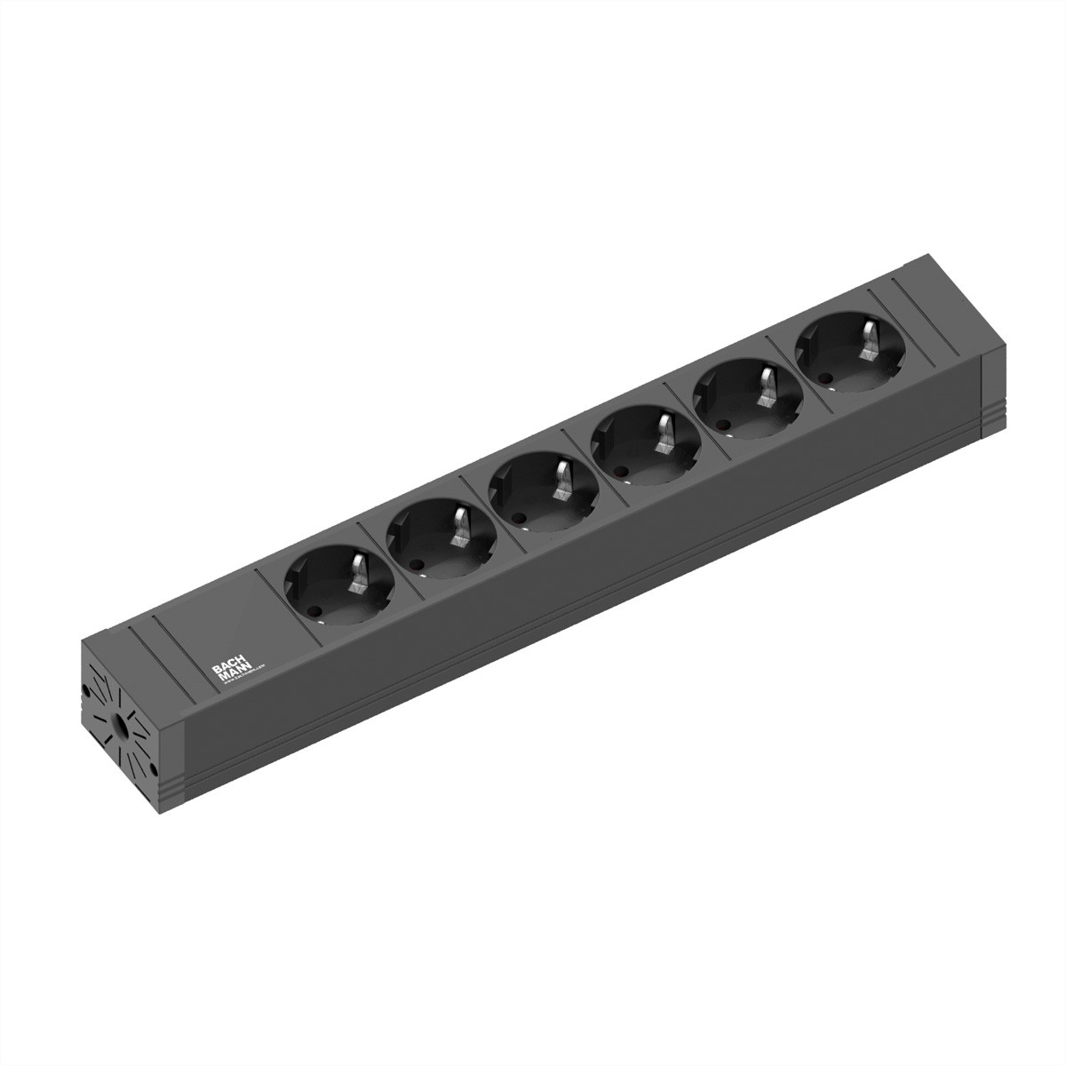 Bachmann 420.0018 2m Internal Black Plastic 6 socket(s) AC 53mm Connect Line