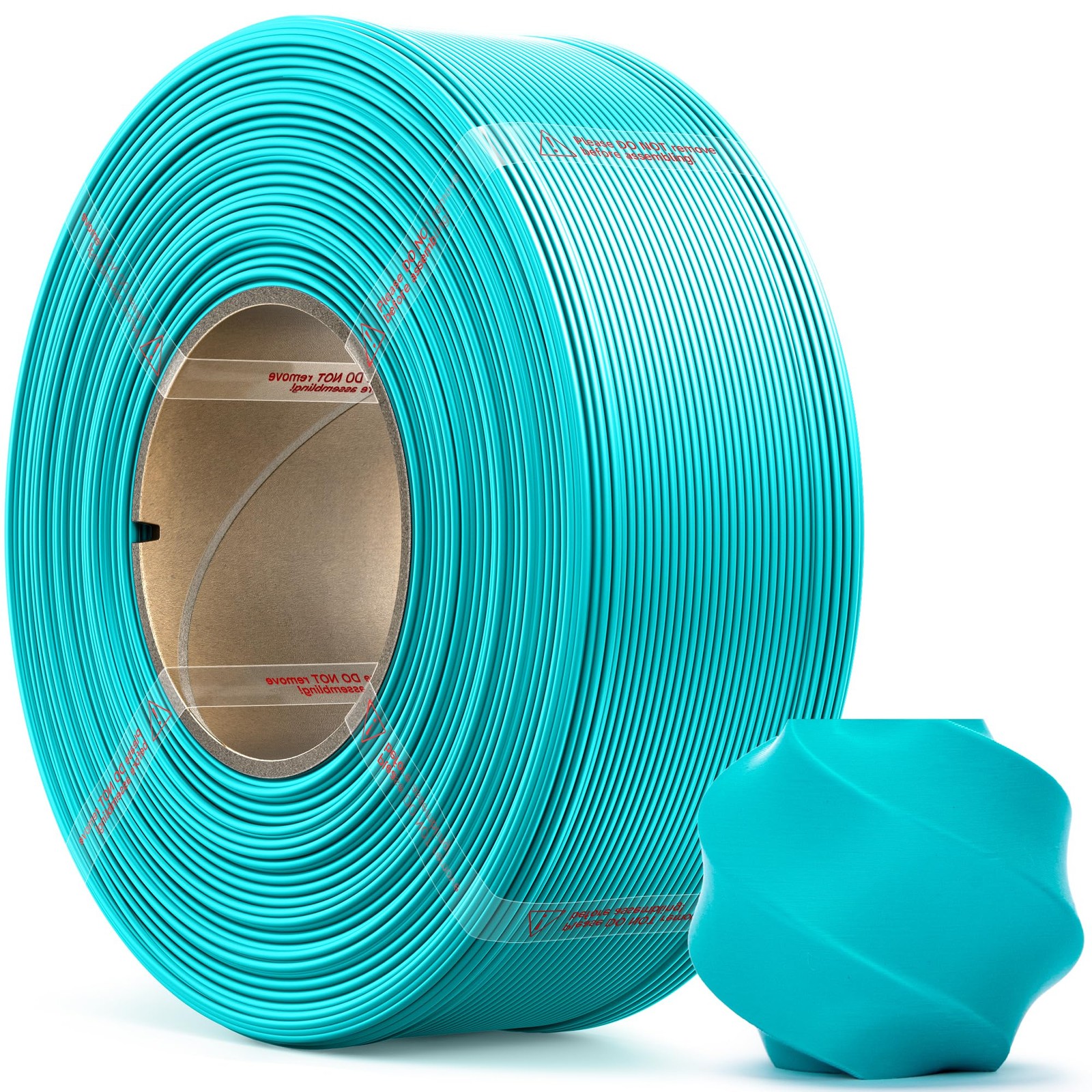 3D Printer Filament 1kg 75mm PLA Spool Less Teal for Bambu Lab MarsWork Basic