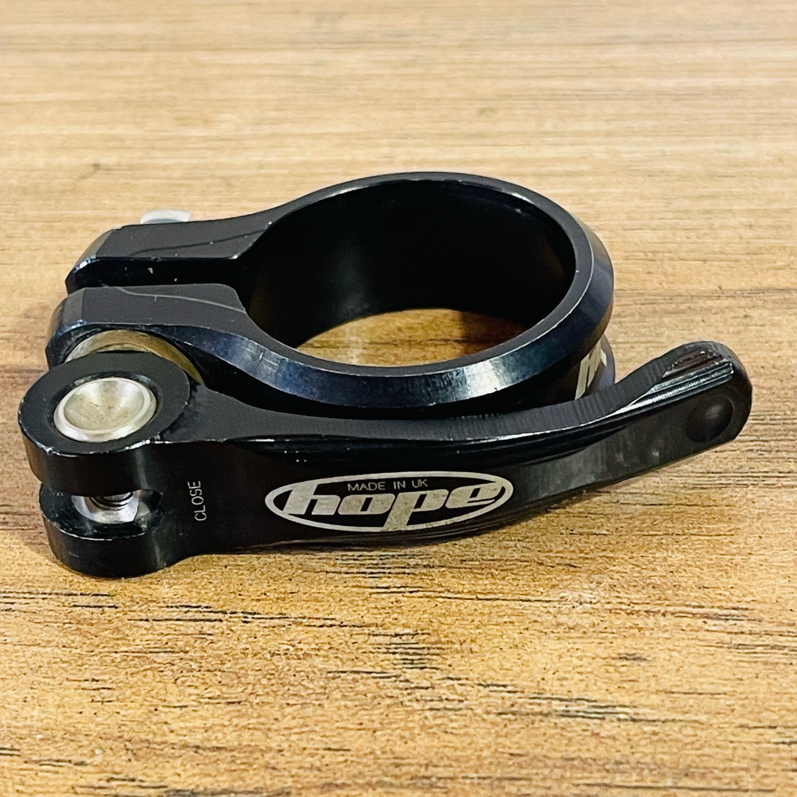 Hope Quick Release Seatpost Clamp Collar 34.9 Black