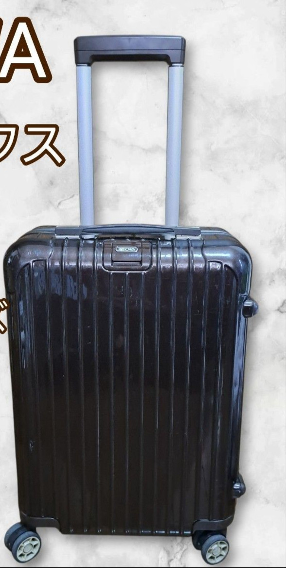 Rimowa Salsa Deluxe Black 4-wheels Carry Case Suitcase