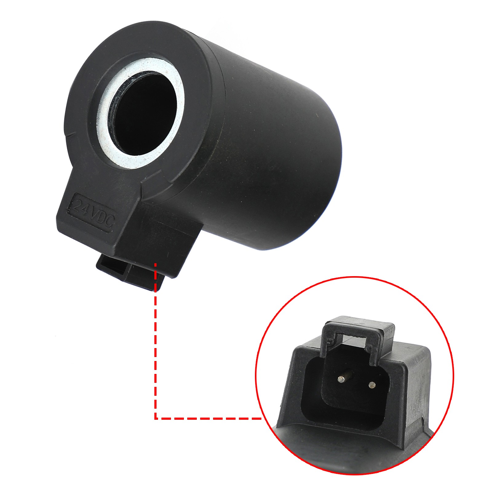 New Model 24V Solenoid Valve Coil Fits Volvo EC210 EC240 EC290 Excavator