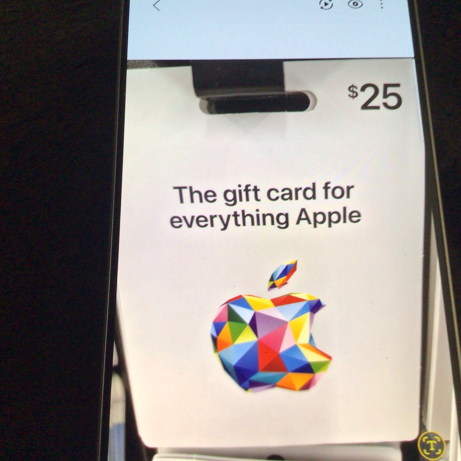 Apple 25 USD Gift Card, Physical Card, FAST Shipping delivery only NOT EMAIL