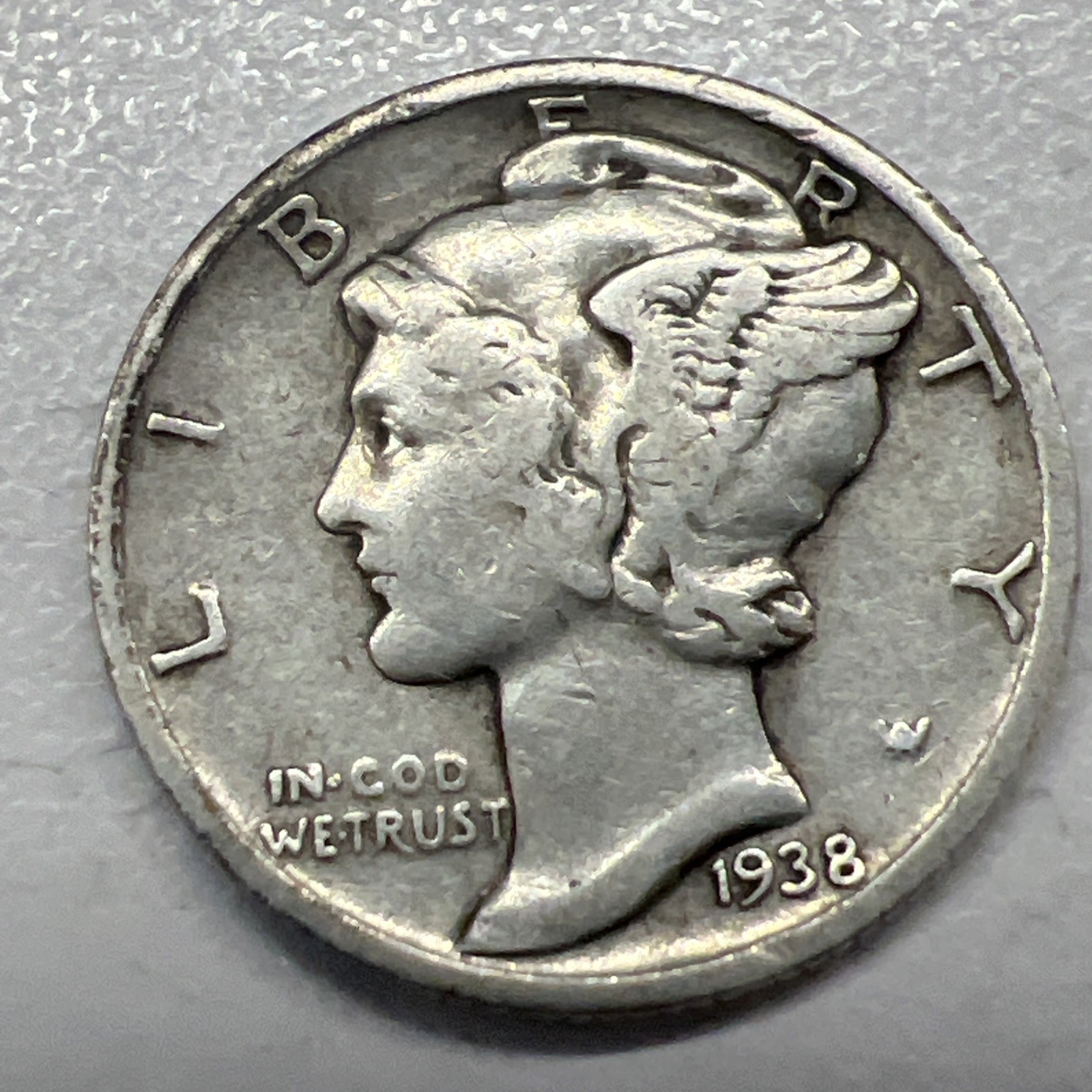 1938-D MERCURY SILVER DIME ACTUAL COIN Get Today & Save Upgrade Your Collection