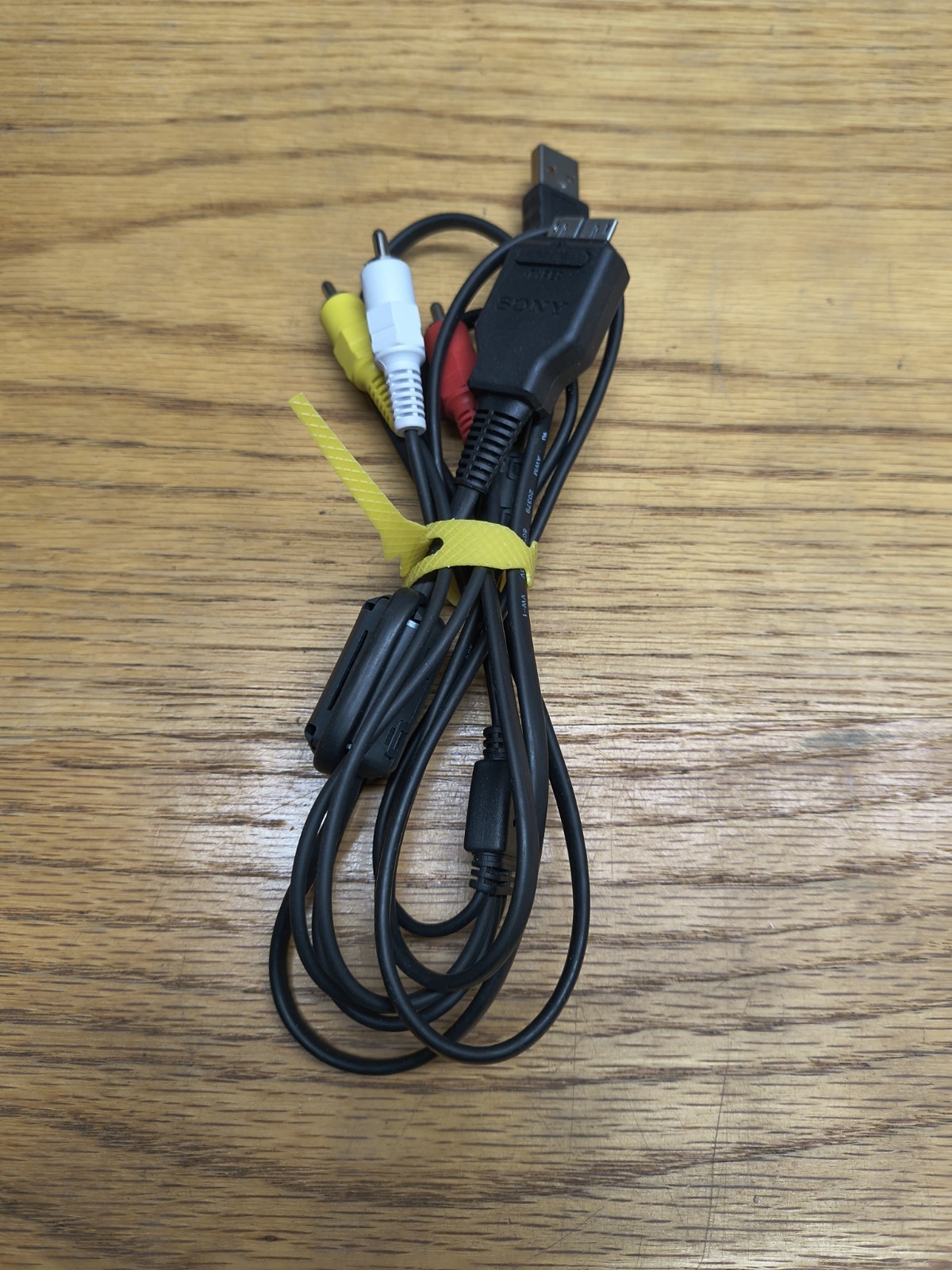 SONY TYPE 2 II TWO CAMERA CABLE CORD USB RCA ZCAT1325 0530 OFFICIAL OEM