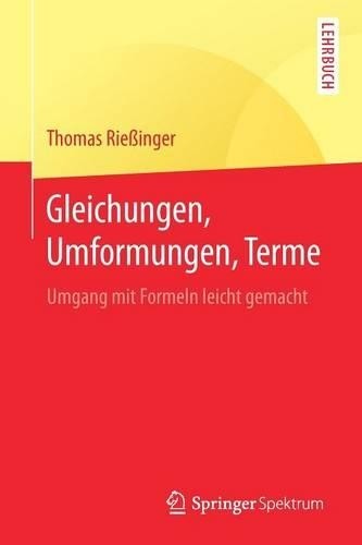 Thomas Rießinger Gleichungen, Umformungen, Terme (Paperback) (UK IMPORT)