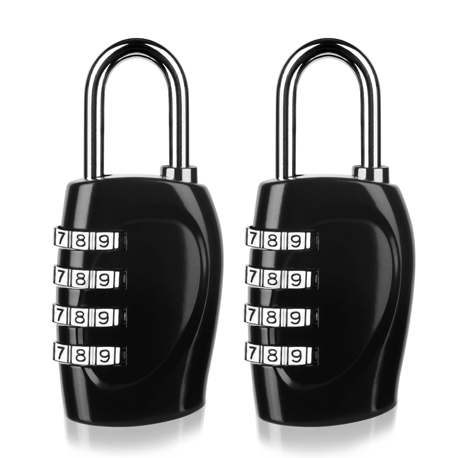 4 Digit Combination Lock Outdoor Padlock for School Gym Locker Outdoor Waterp...