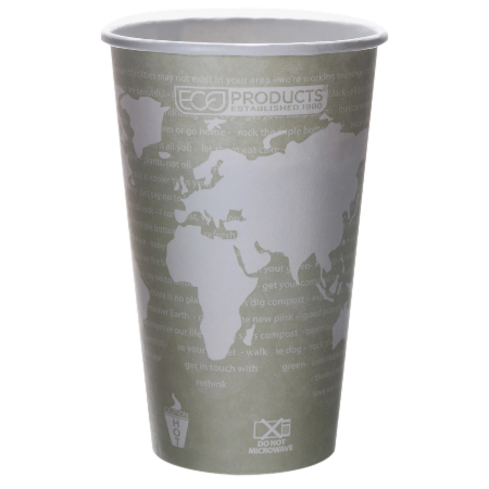 Hot Cups, World Art, 16 oz, 1000/CT, Multi