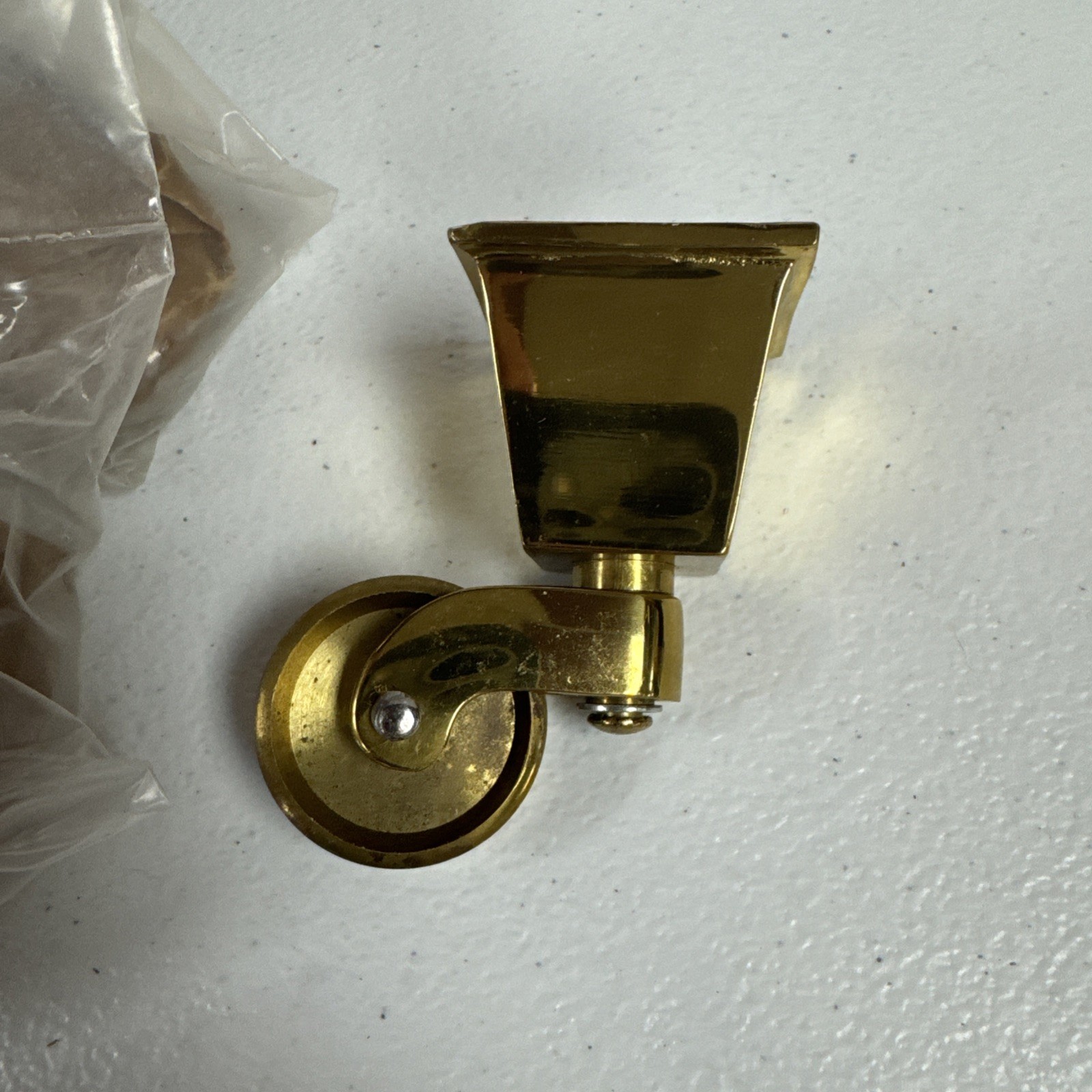 Vintage Anglo American Brass Co Small Wheels for Cart Lot of 4