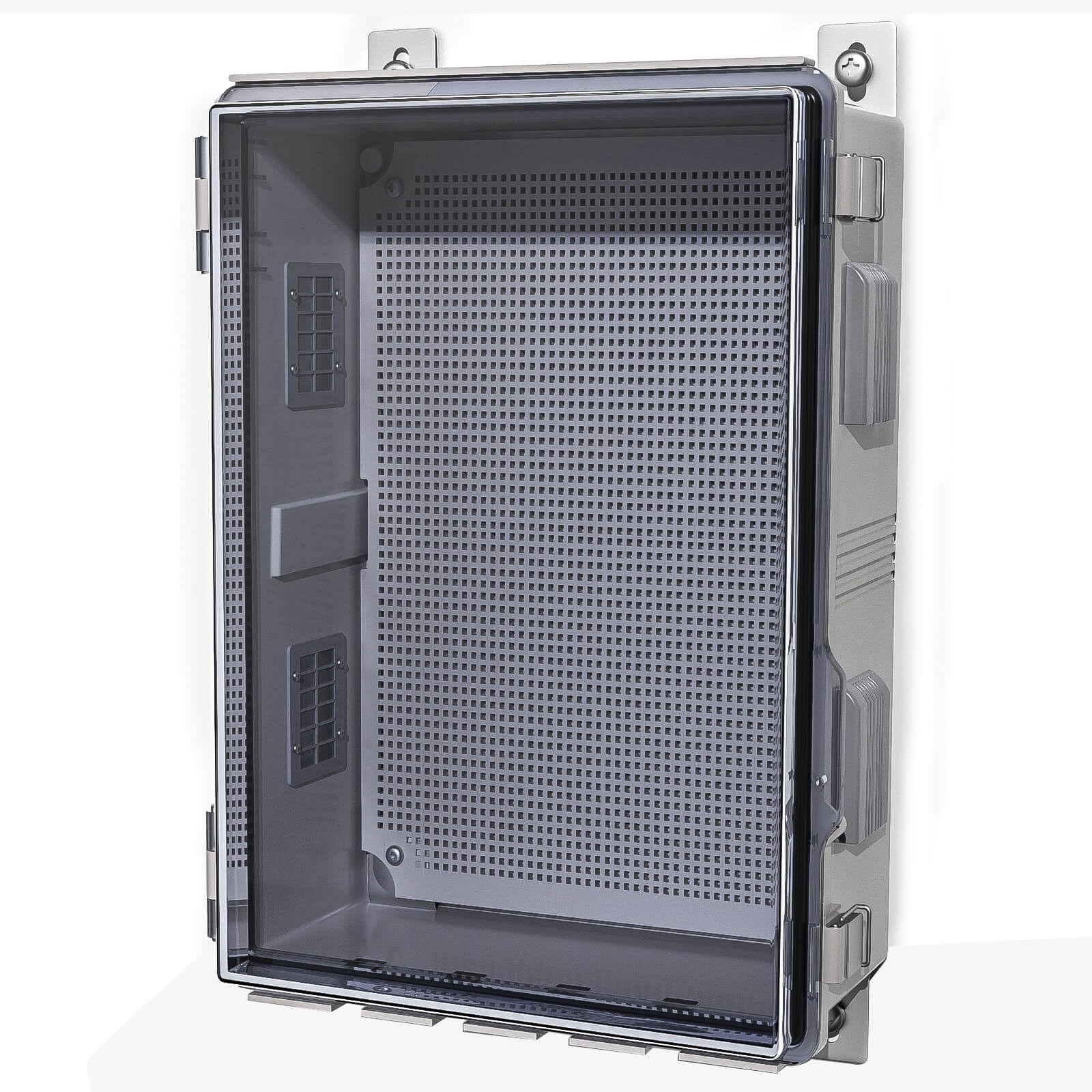 ABS Electrical Junction Box Ventilated IP65 Waterproof Enclosure Indoor Outdoor