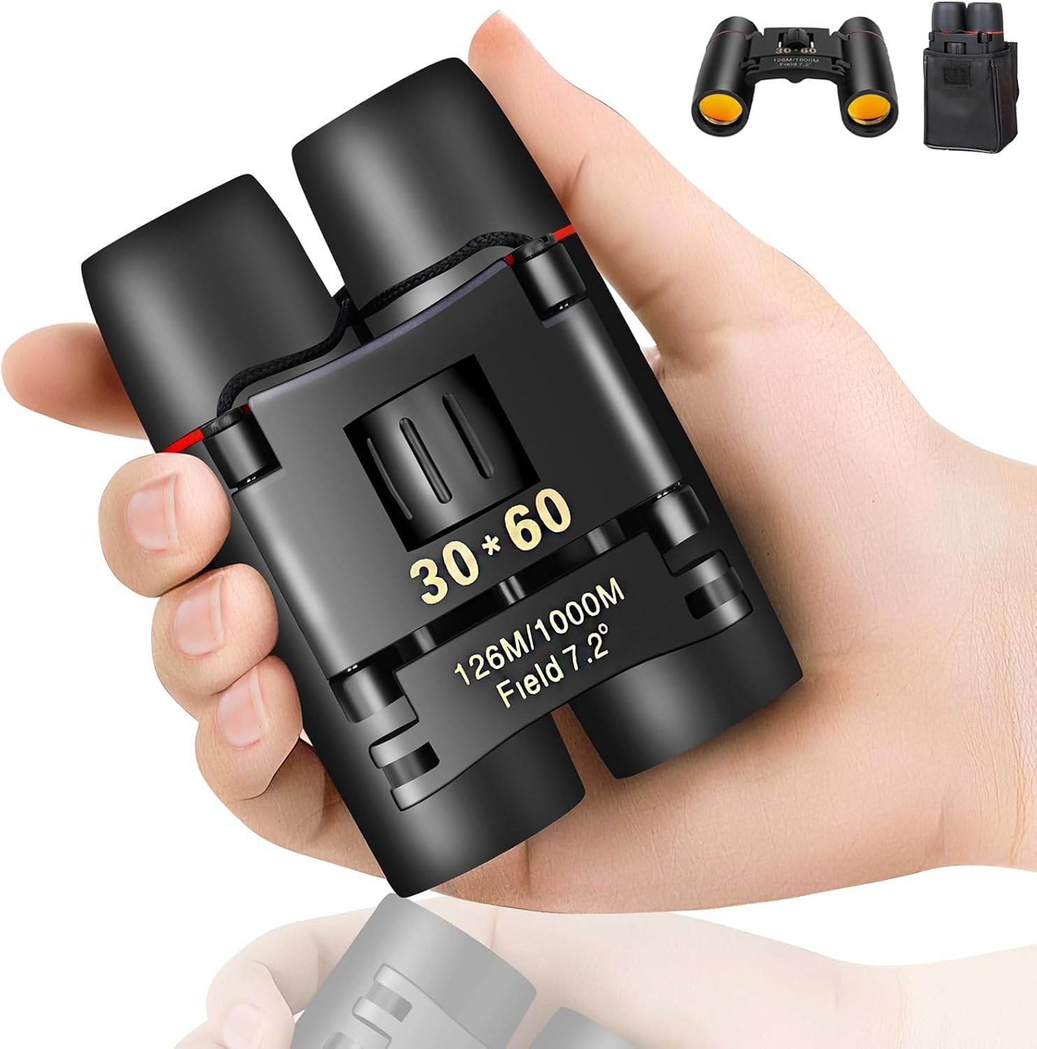 Compact Binoculars for Adults and Kids, HD Mini Portable Outdoor Binoculars Chil