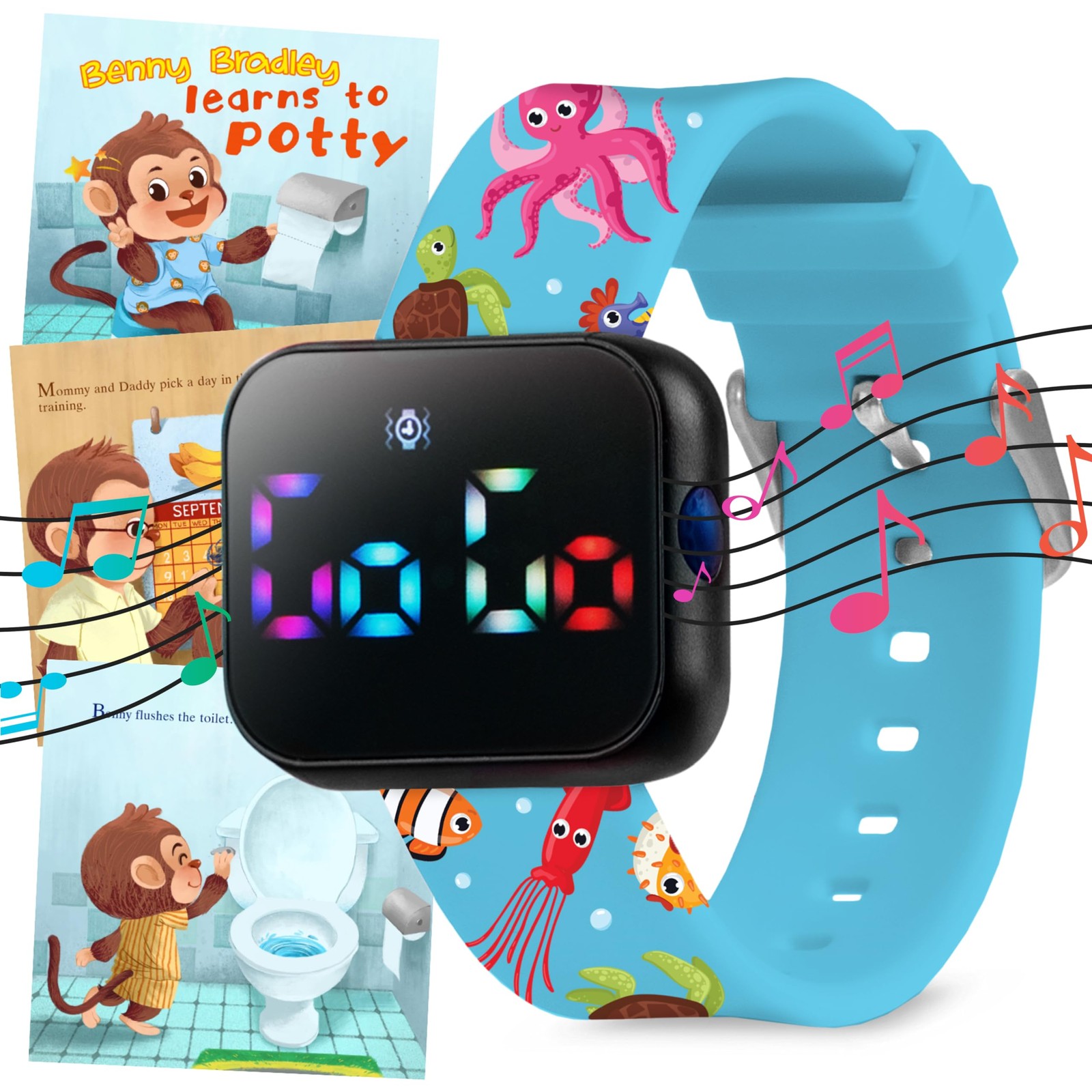 Potty Training Watch for Kids V2 – A Water Resistant Toilet Reminder Device for